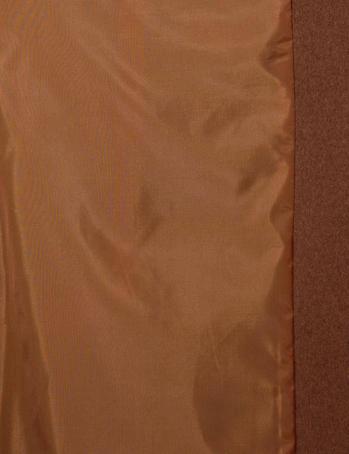 Kahverengi Kaşe Kaban - 50252870025