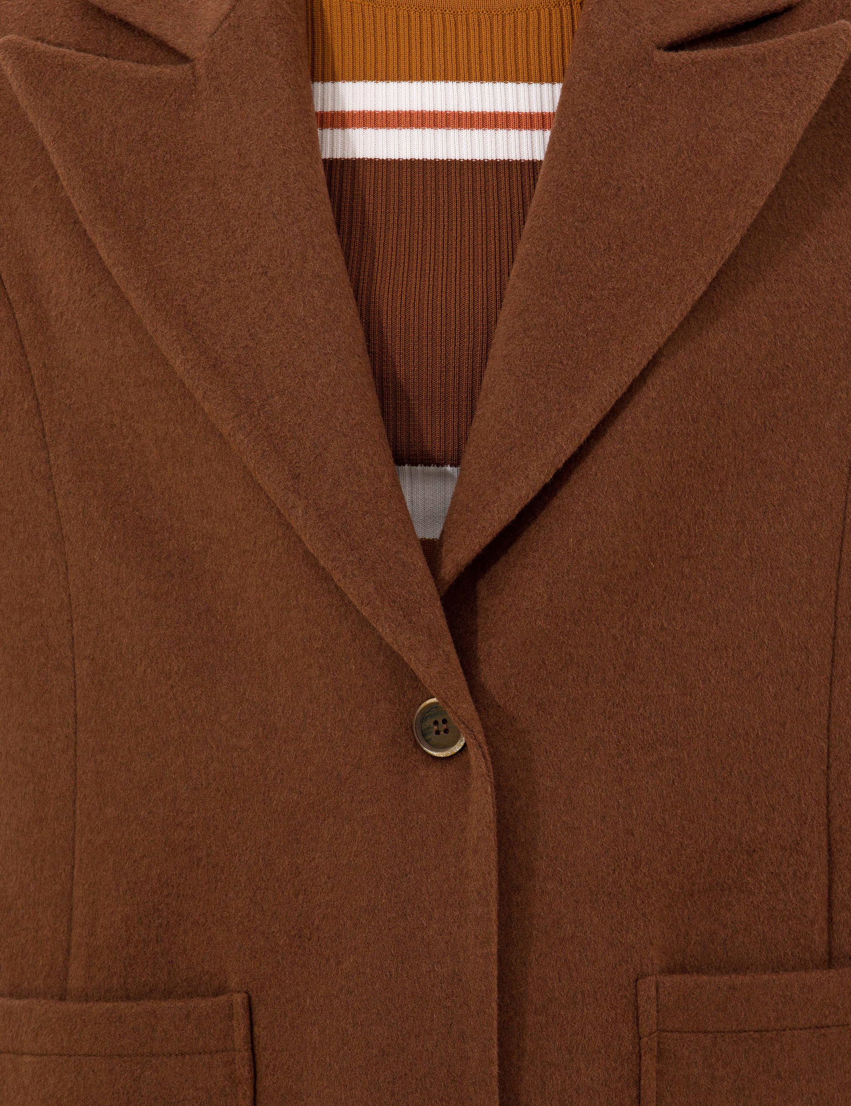 Kahverengi Kaşe Kaban