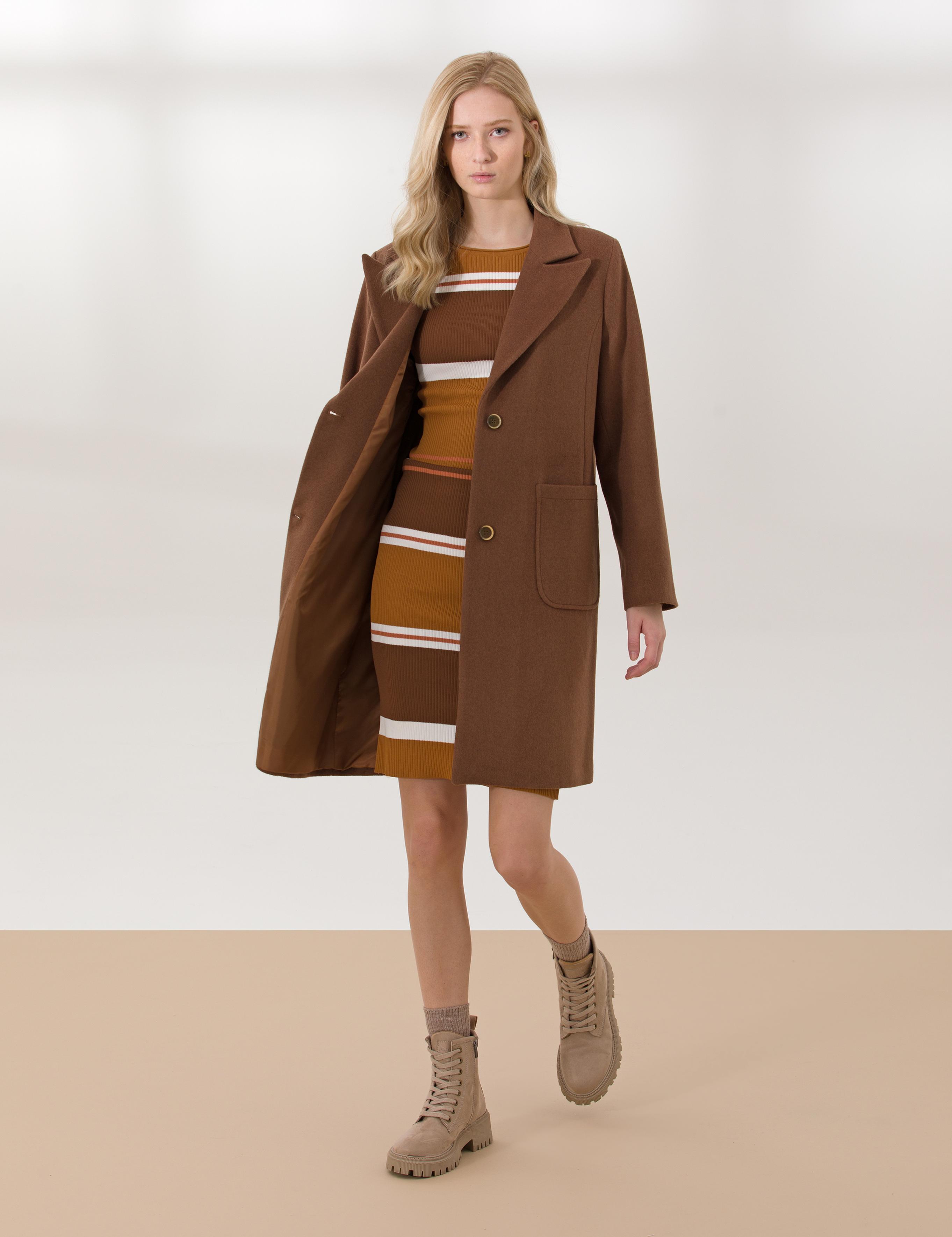 Kahverengi Kaşe Kaban