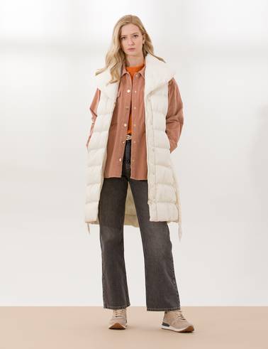 Krem Regular Fit Yelek