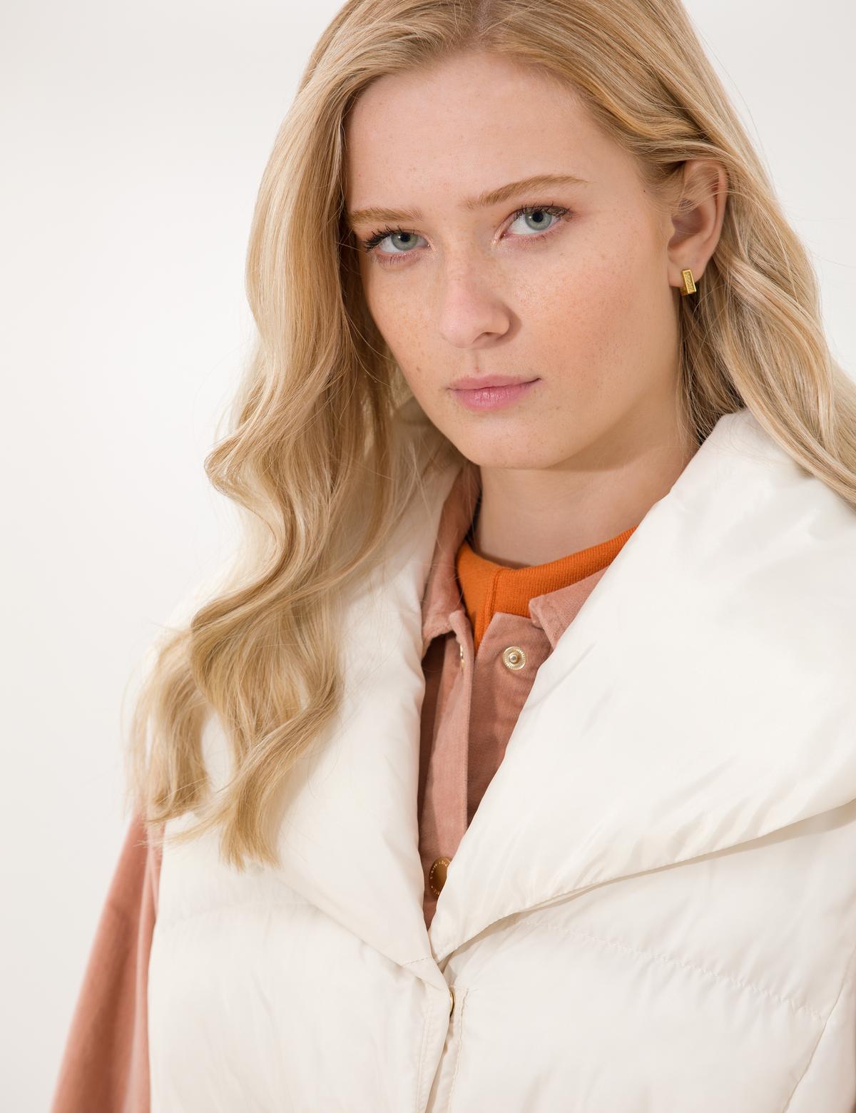 Krem Regular Fit Yelek - 50260381004