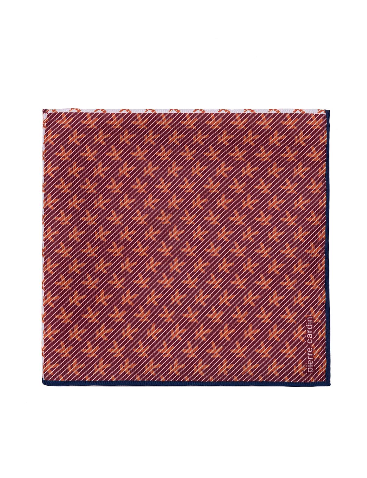 Turuncu Desenli Mendil - 50270255002