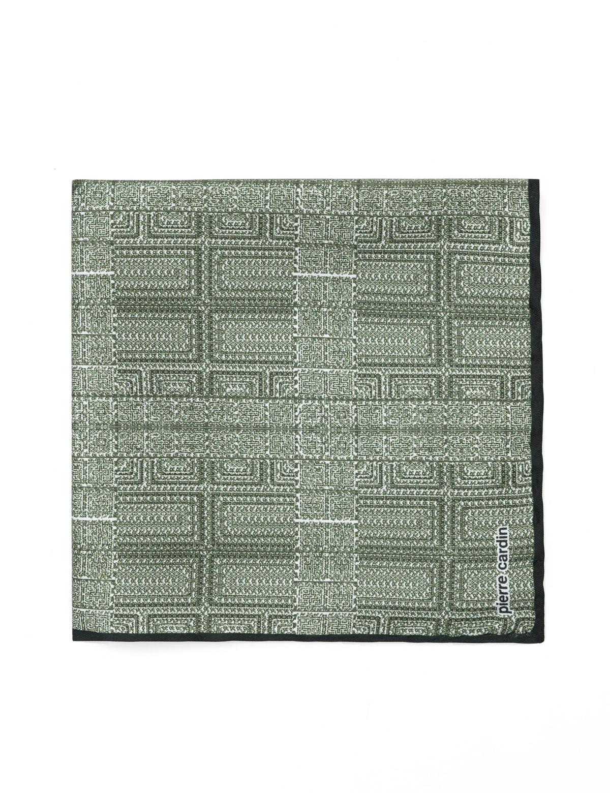 Yeşil Desenli Mendil - 50270257005