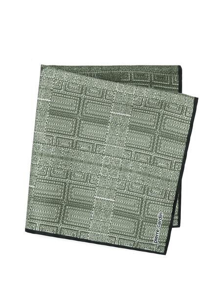 Yeşil Desenli Mendil - 50270257005