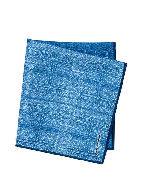 Mavi Desenli Mendil - 50270257002