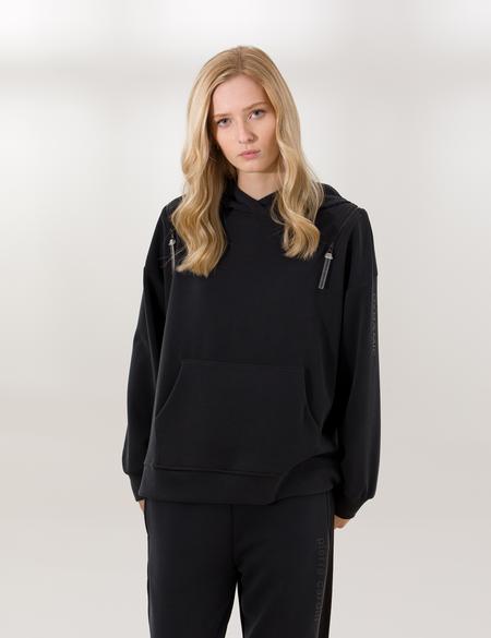 Antrasit Oversize Kapüşonlu Sweatshirt - 50253660024