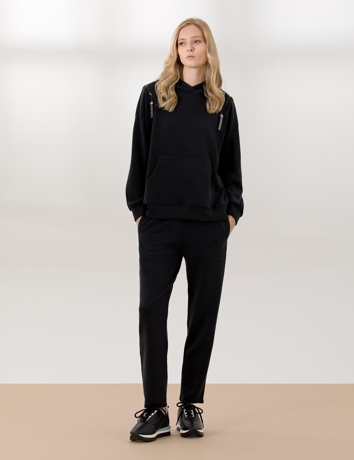 Antrasit Oversize Kapüşonlu Sweatshirt - 50253660024