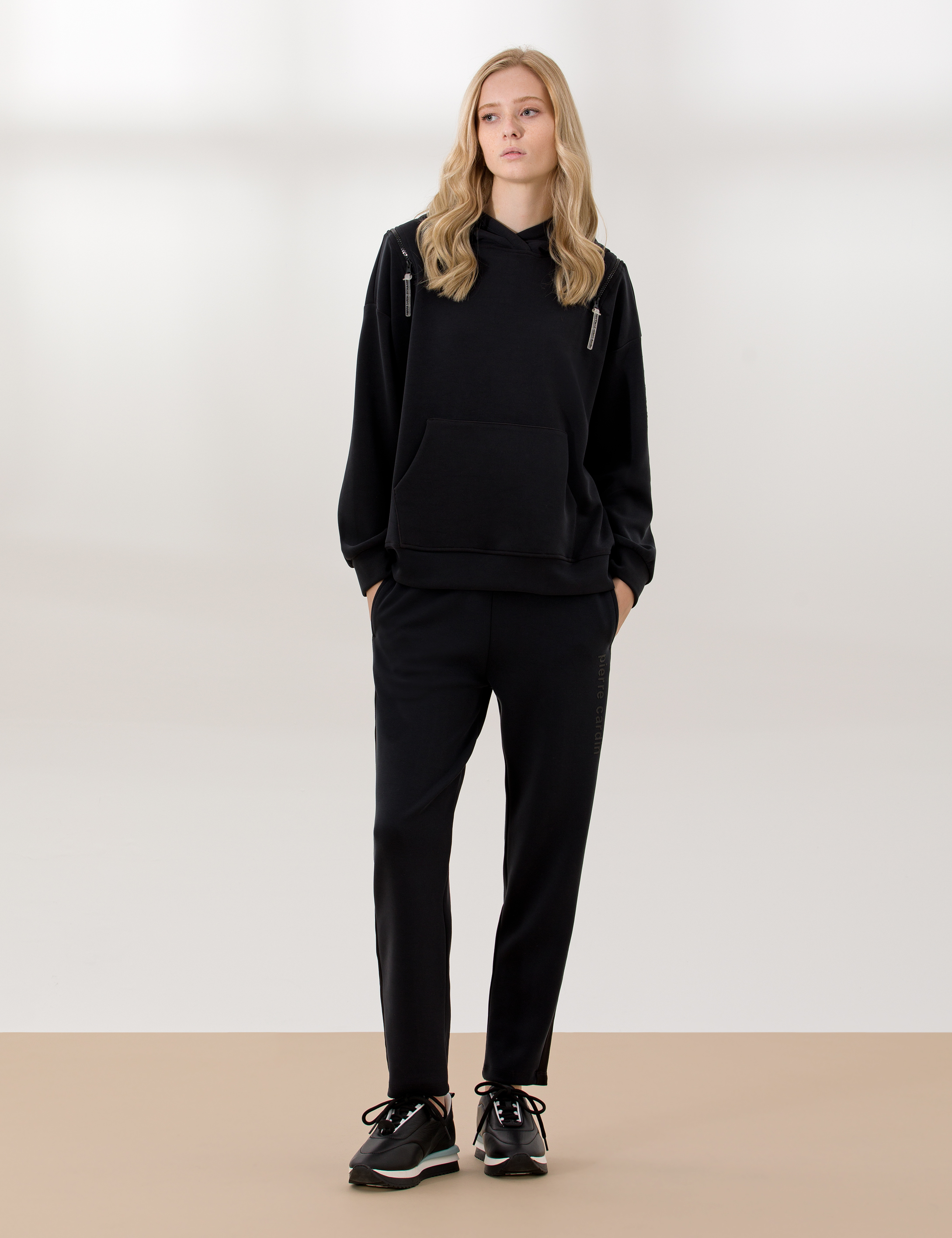 Antrasit Oversize Kapüşonlu Sweatshirt - Image 4