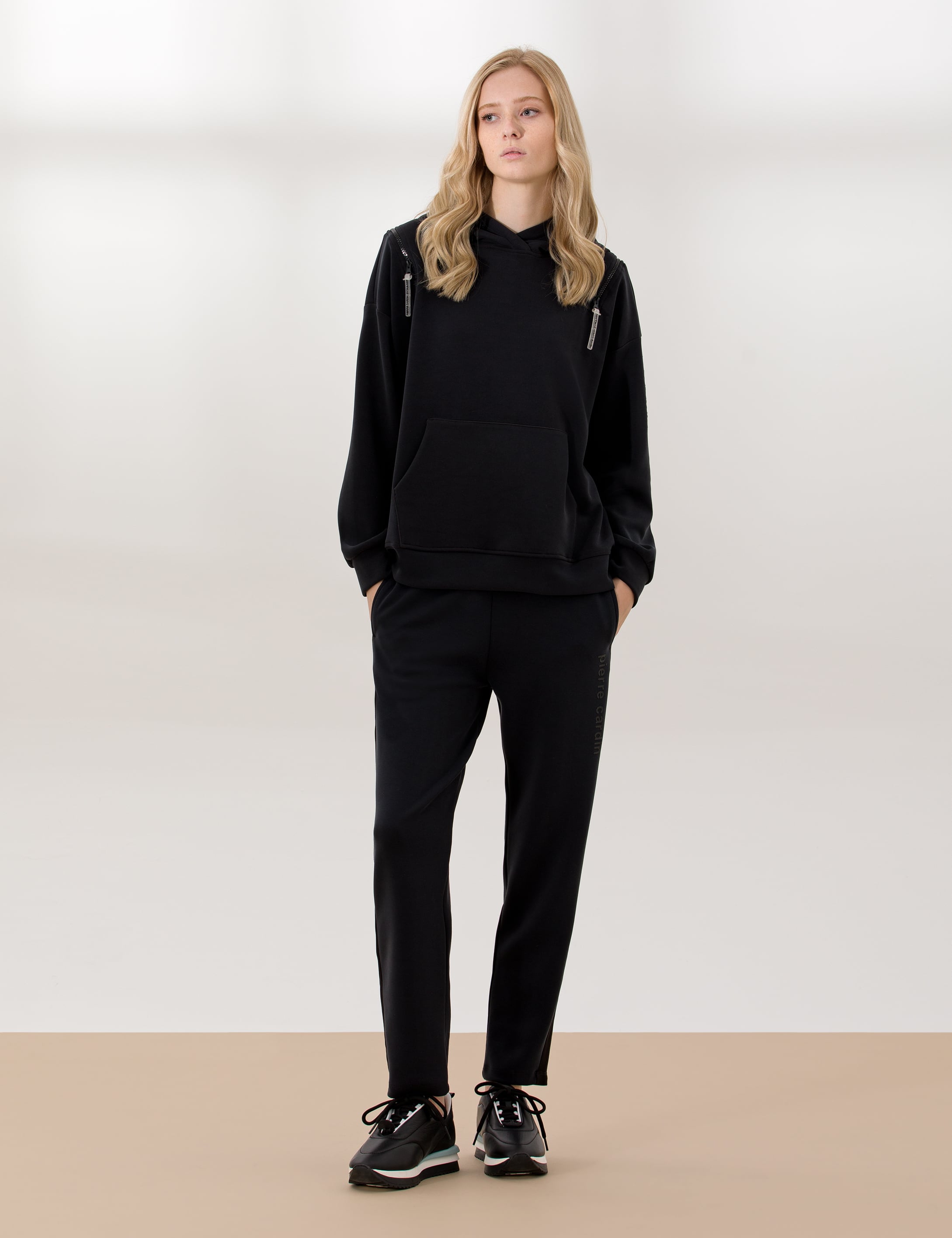 Antrasit Oversize Kapüşonlu Sweatshirt