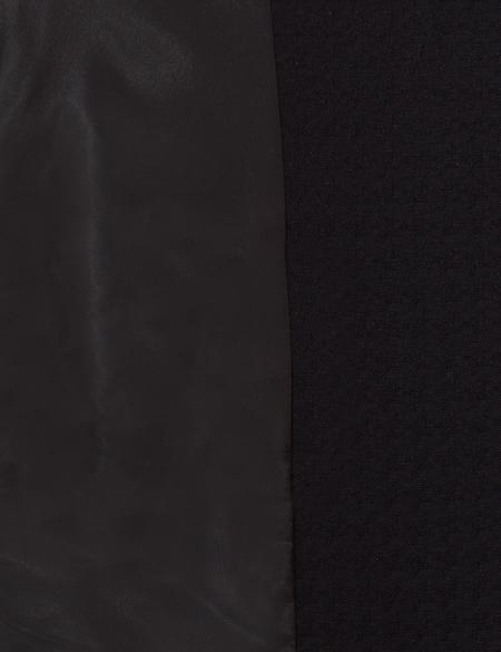 Siyah Kruvaze Ceket - 50253791019