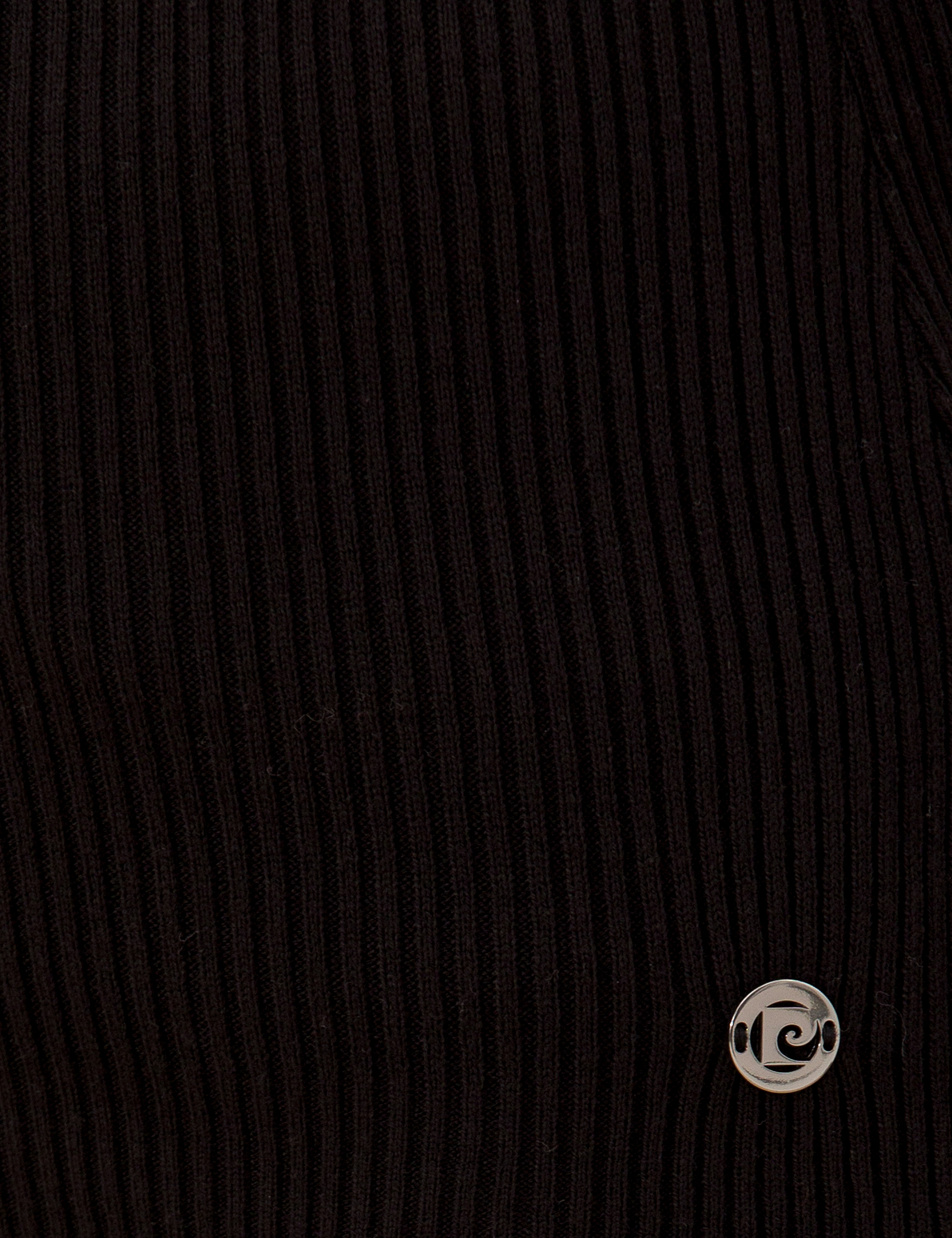 Siyah Slim Fit Basic Balıkçı Yaka Kazak
