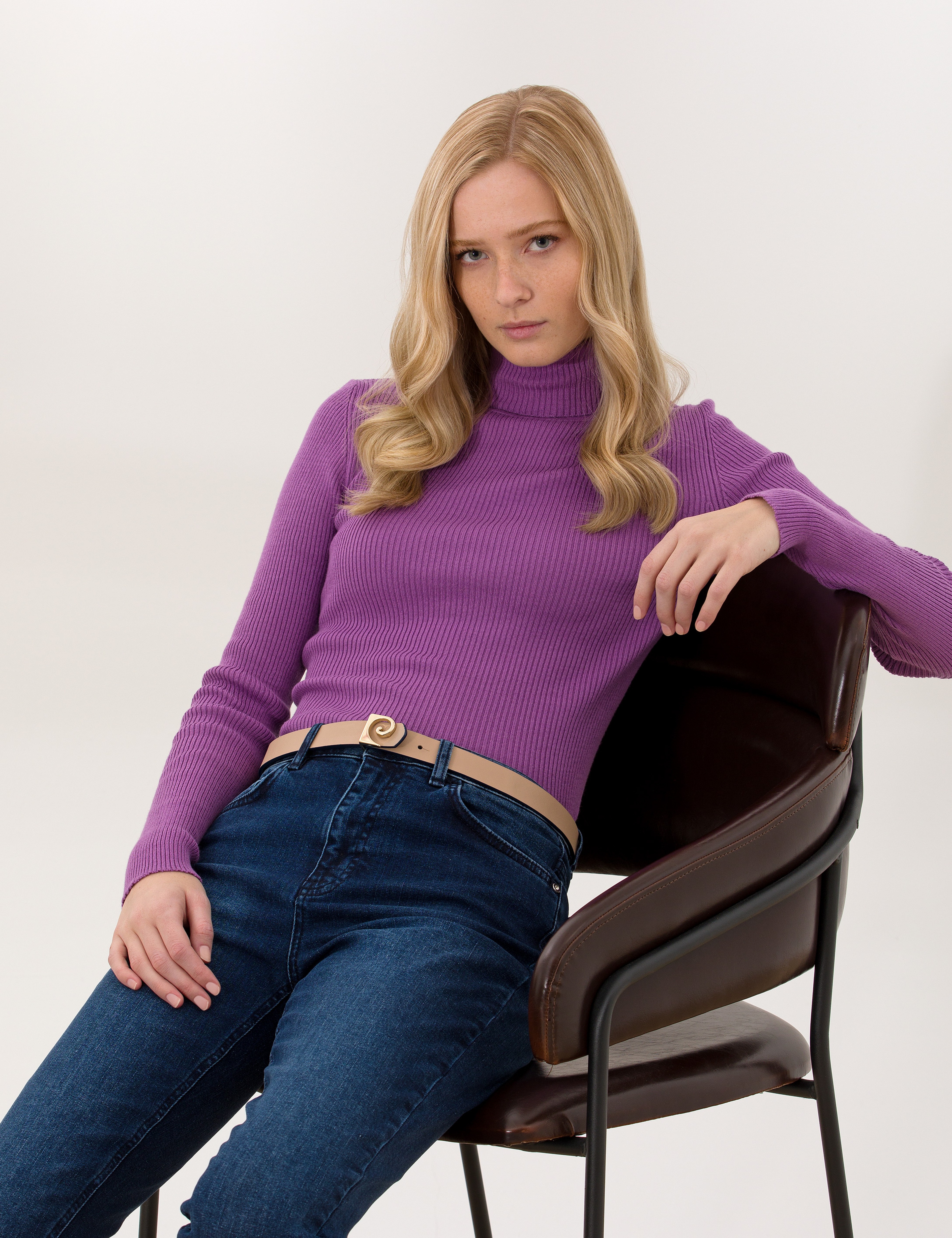 Orkide Slim Fit Basic Balıkçı Yaka Kazak