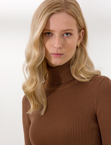 Coconut Slim Fit Basic Balıkçı Yaka Kazak - 50254293076