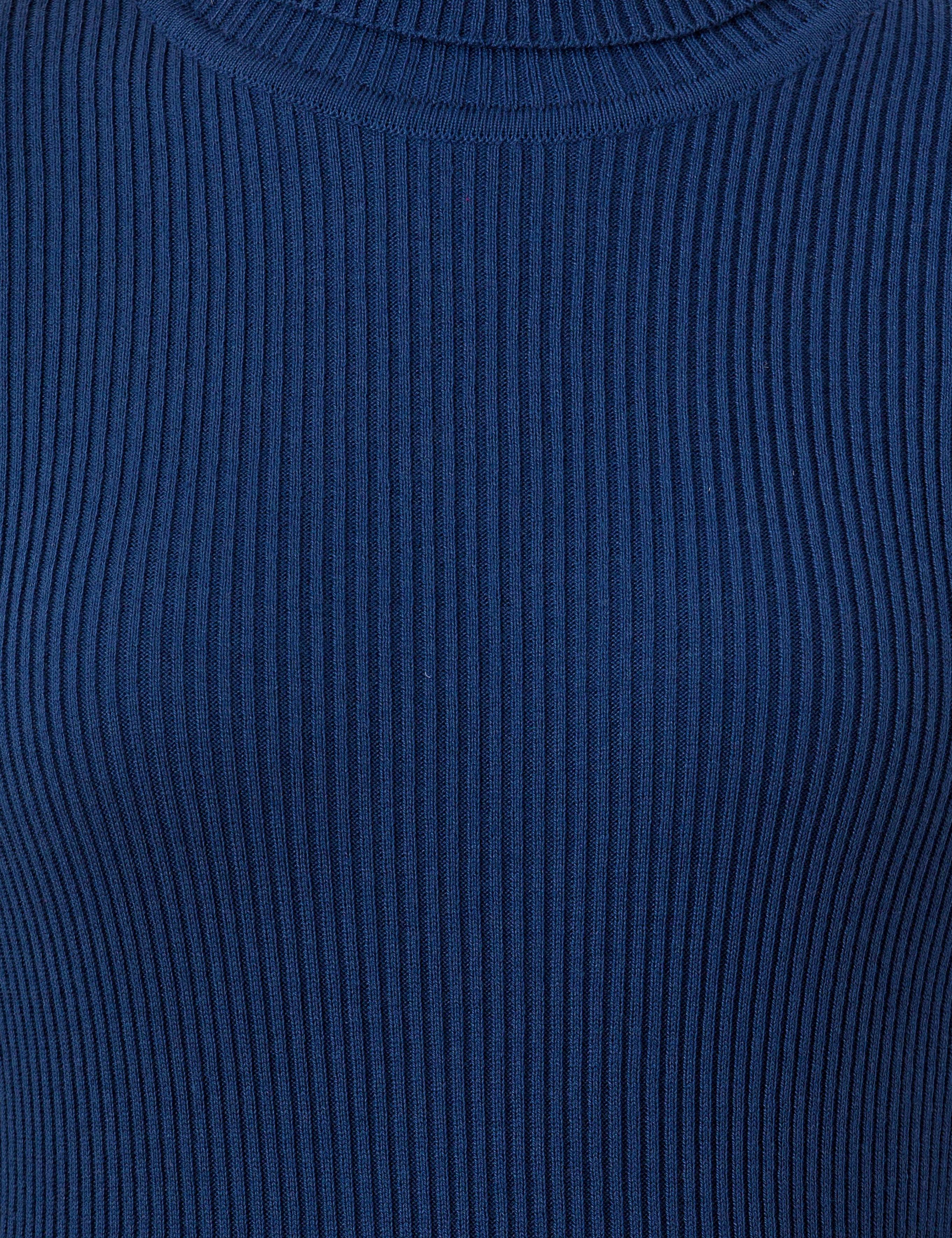 İndigo Slim Fit Basic Balıkçı Yaka Basic Kazak