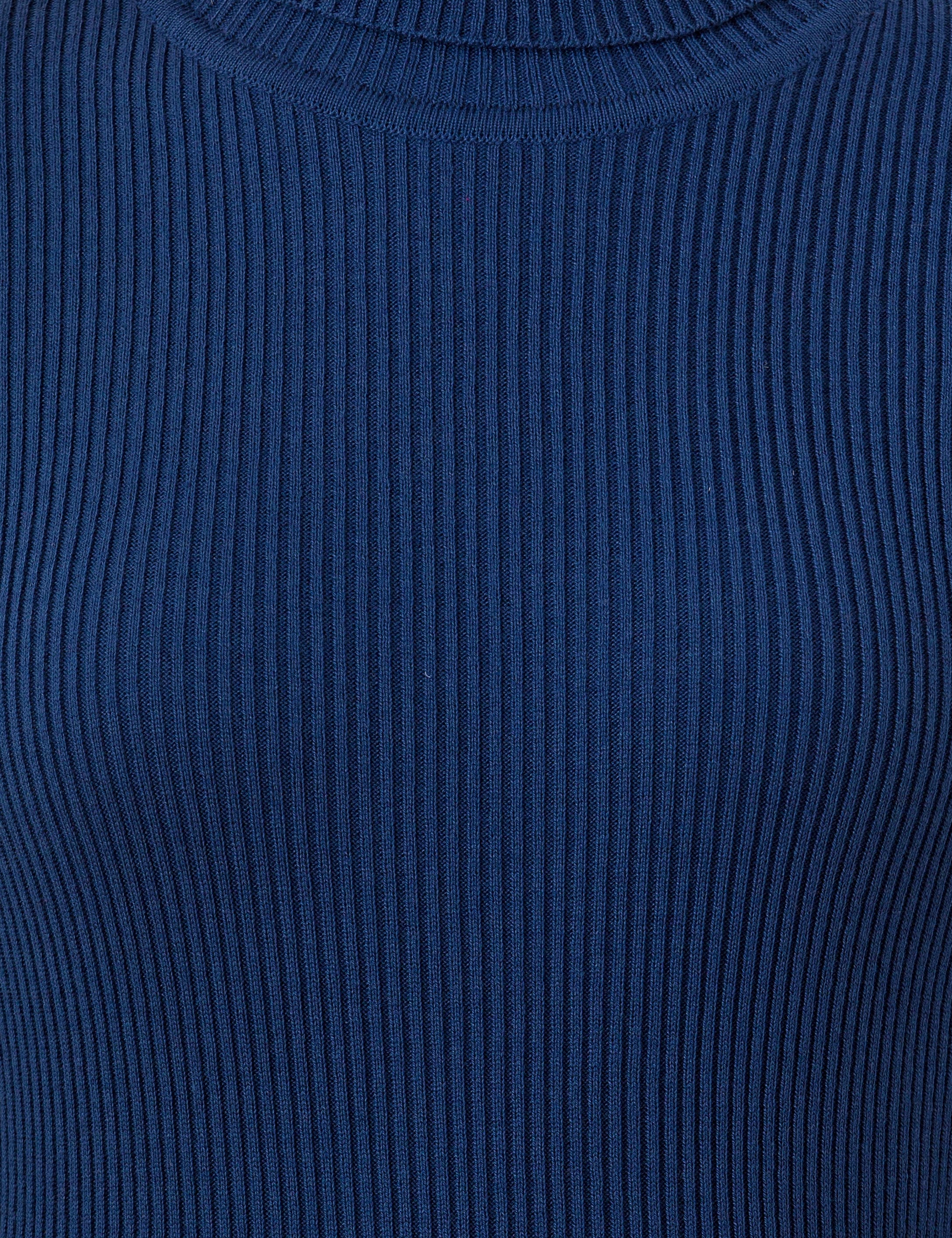İndigo Slim Fit Basic Balıkçı Yaka Basic Kazak