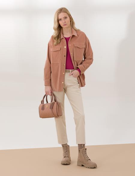 Pudra Oversize Ceket - 50254447003