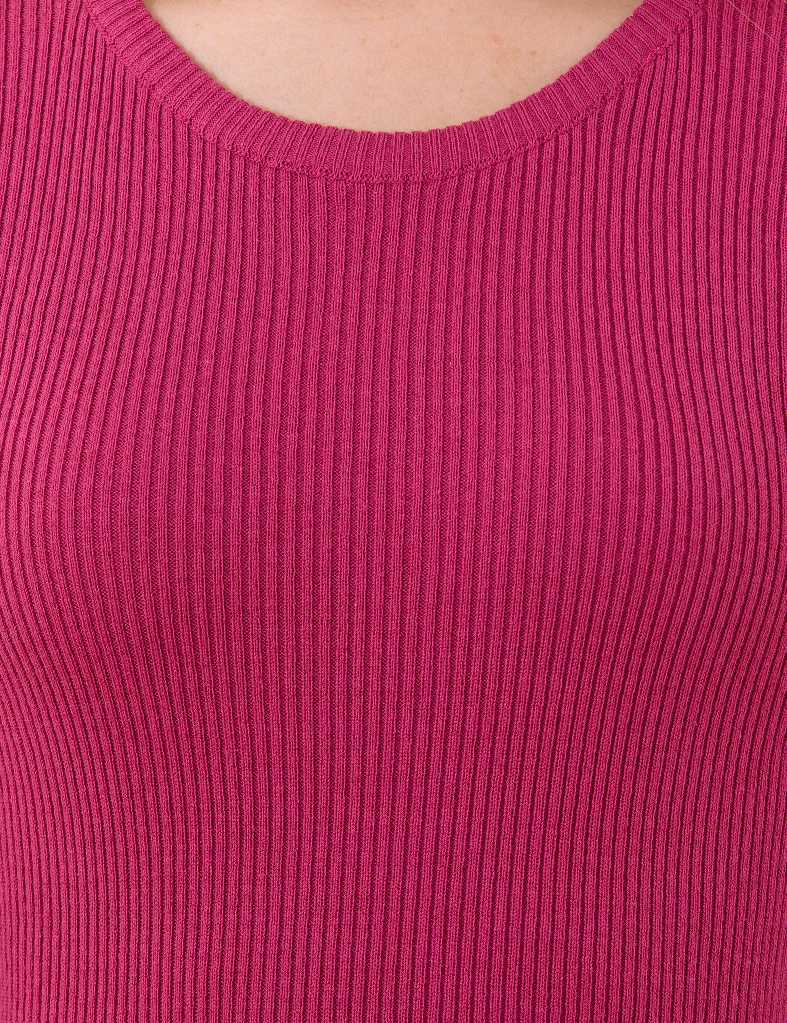 Gül Kurusu Slim Fit Bisiklet Yaka Basic Kazak