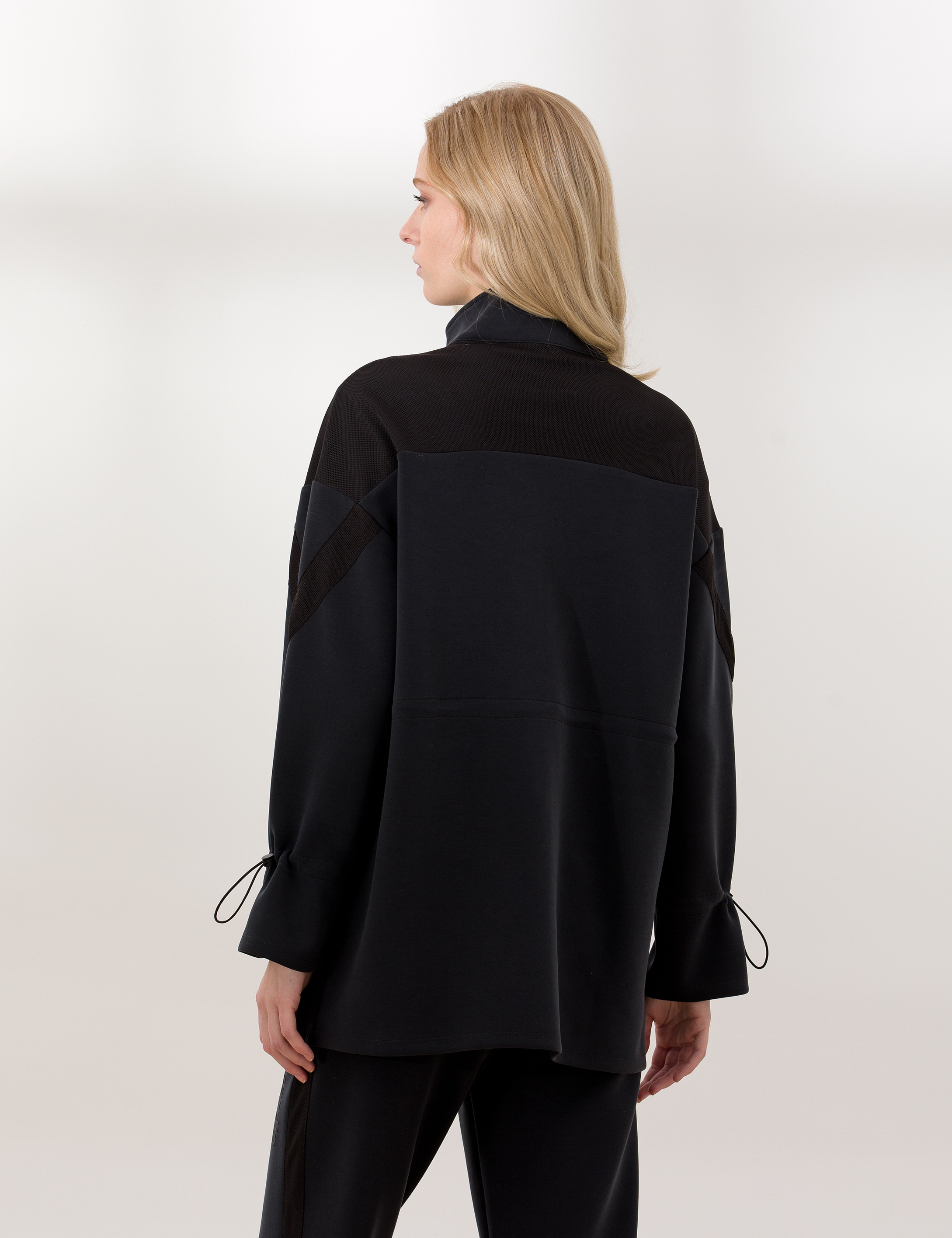 Antrasit Oversize Örme Hırka - Image 5