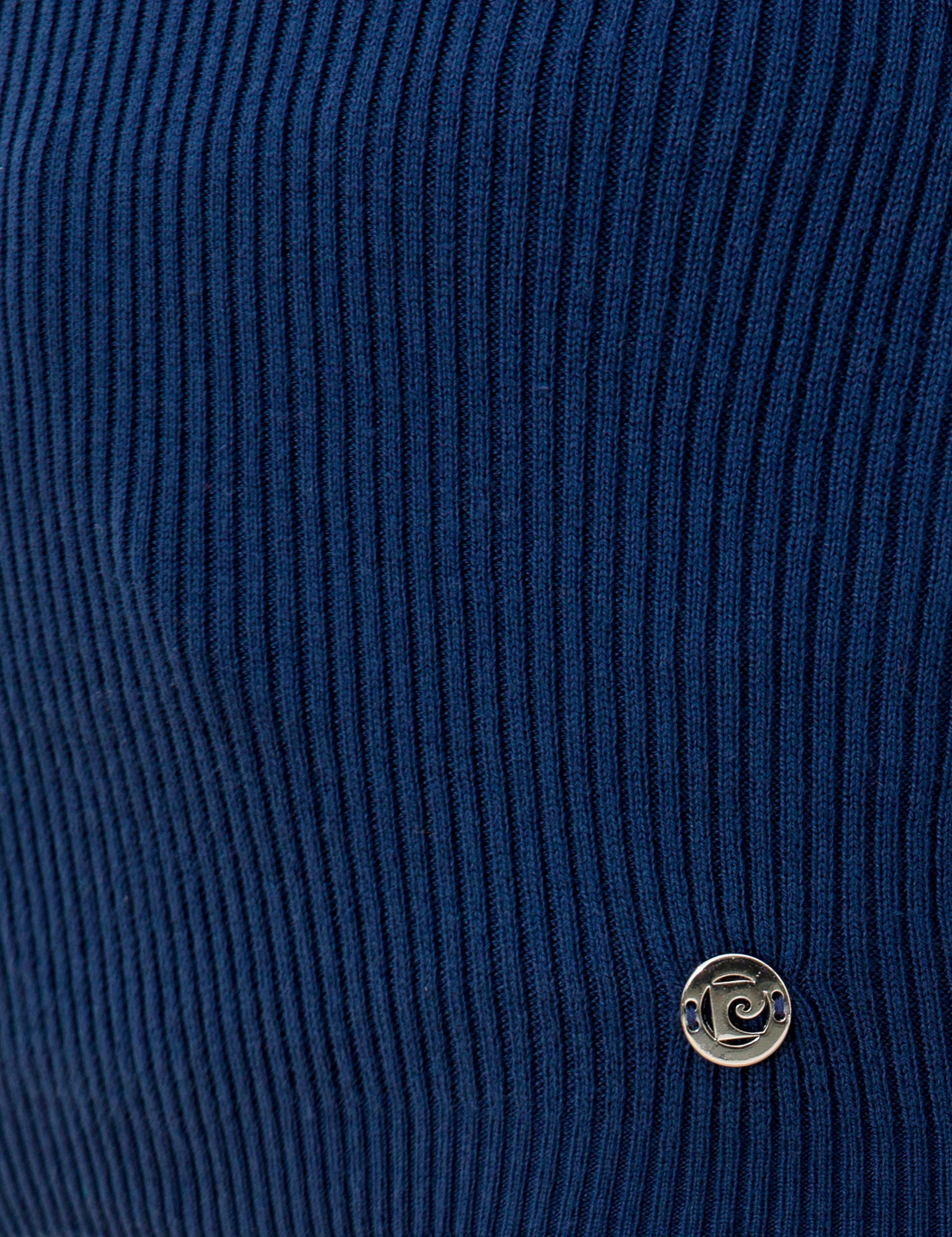 İndigo Slim Fit V Yaka Basic Kazak