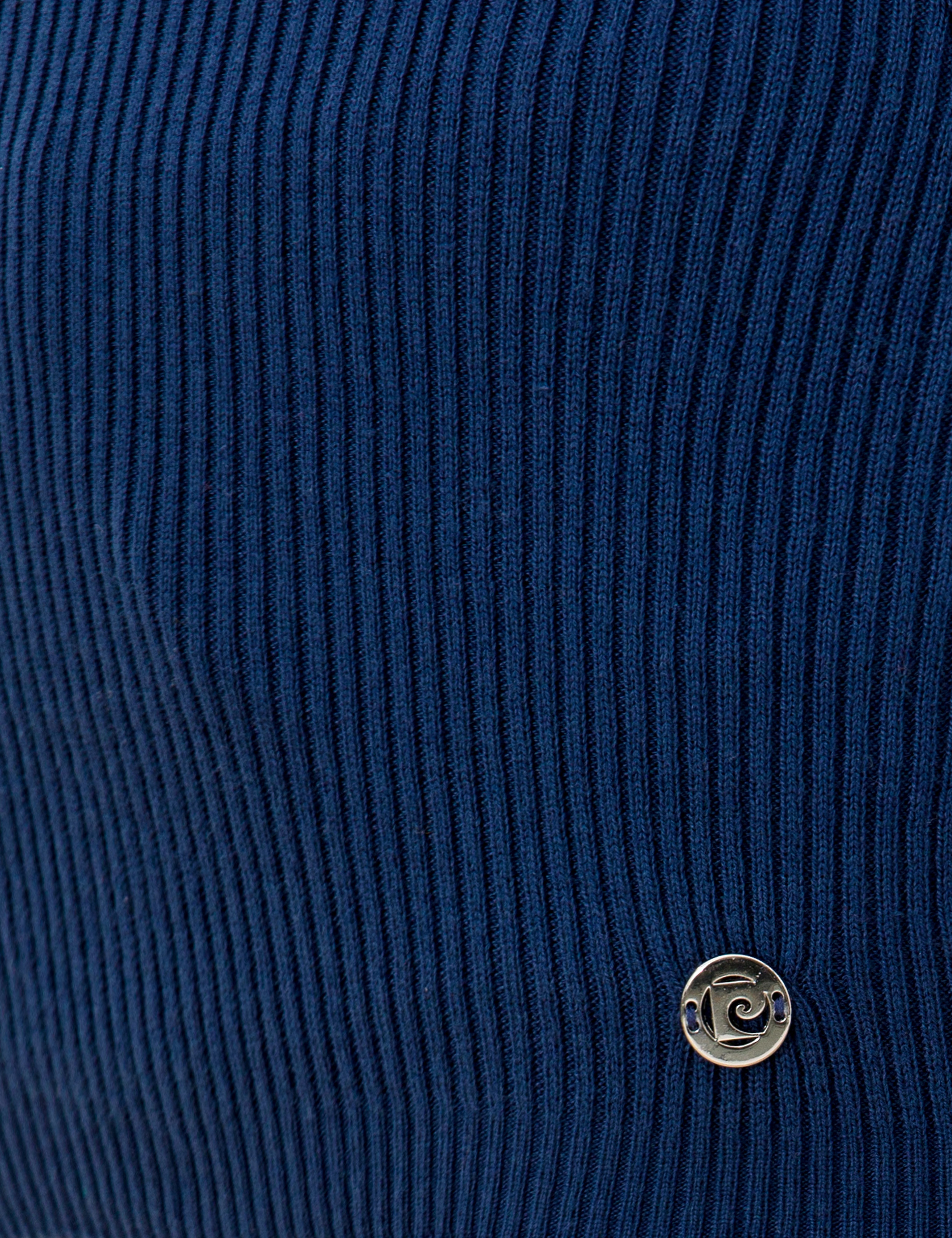 İndigo Slim Fit V Yaka Basic Kazak