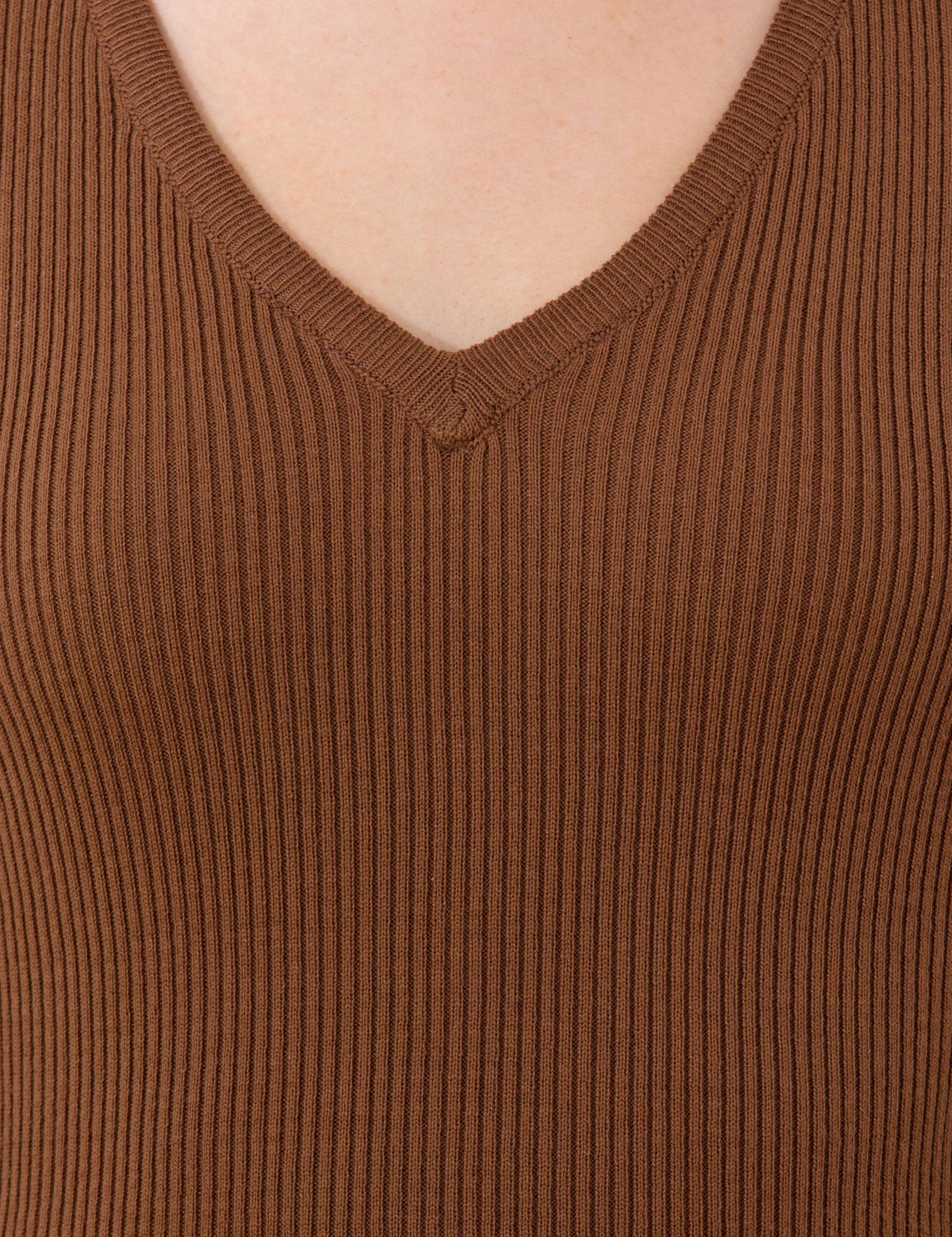 Coconut Slim Fit V Yaka Basic Kazak