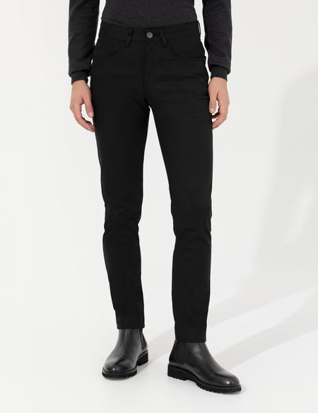 Siyah Slim Fit Kanvas Pantolon - 50264764184