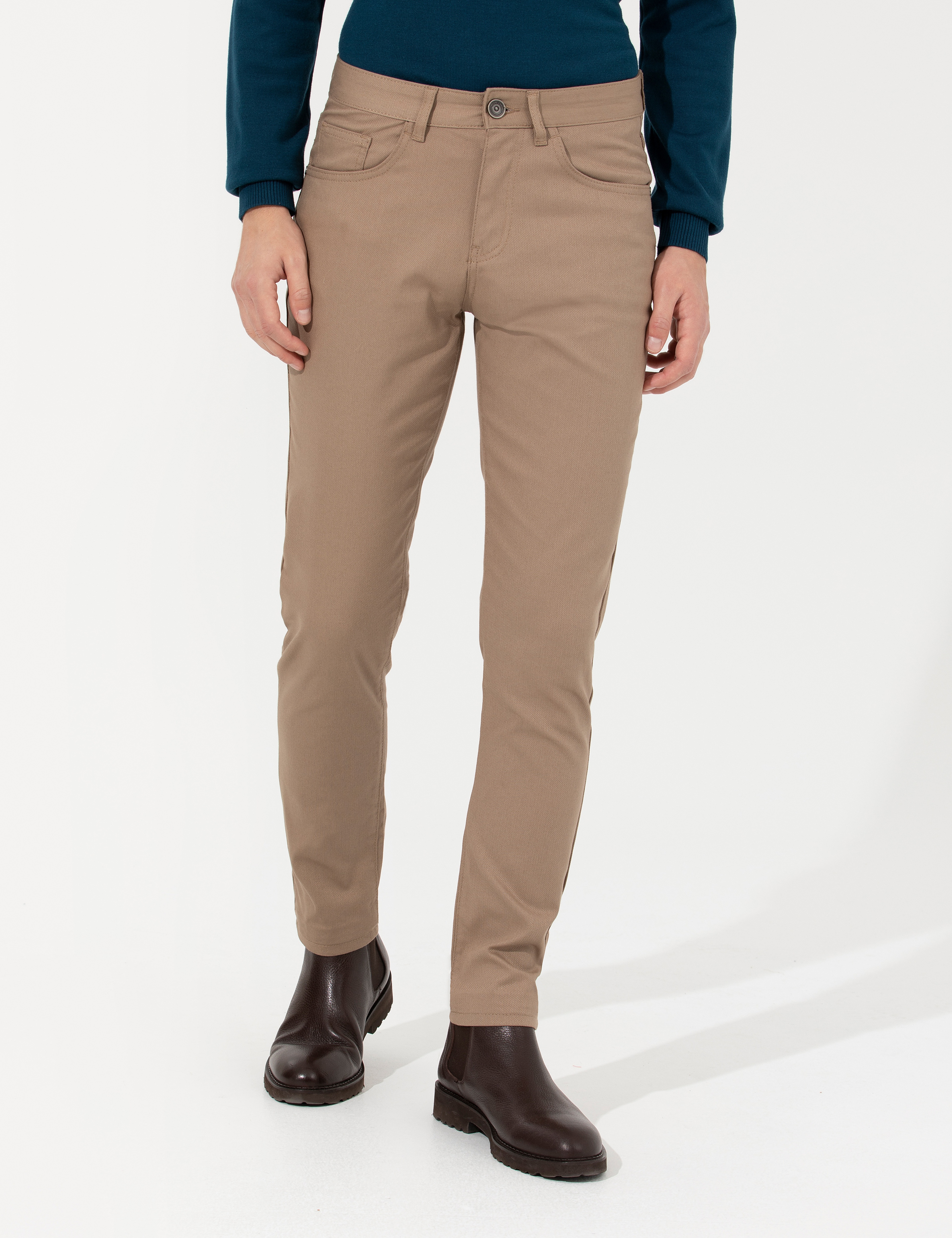 Vizon Slim Fit Kanvas Pantolon - Image 2