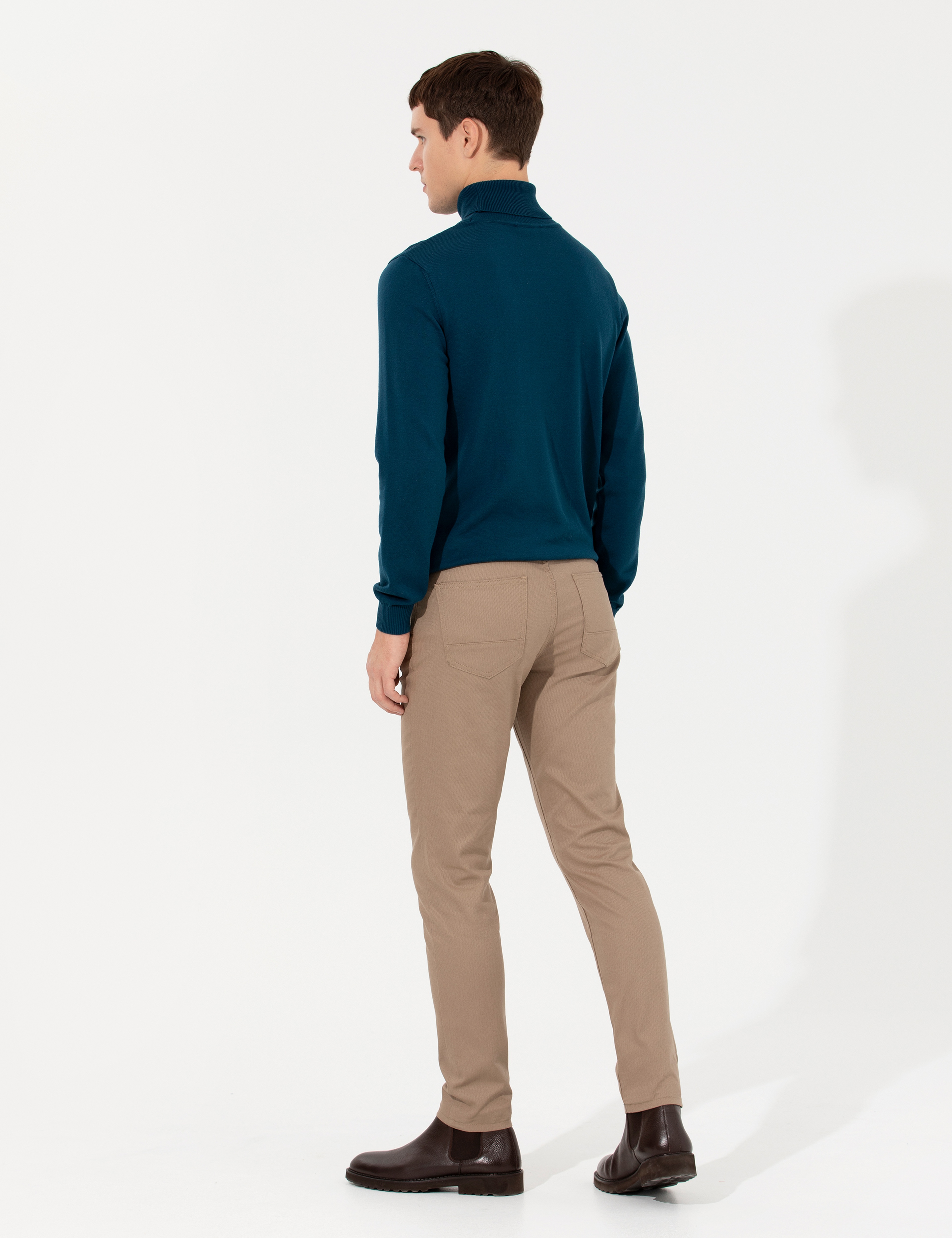 Vizon Slim Fit Kanvas Pantolon - Image 4