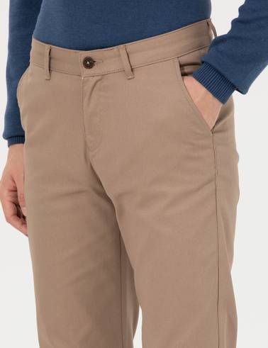 Vizon Regular Fit Kanvas Pantolon