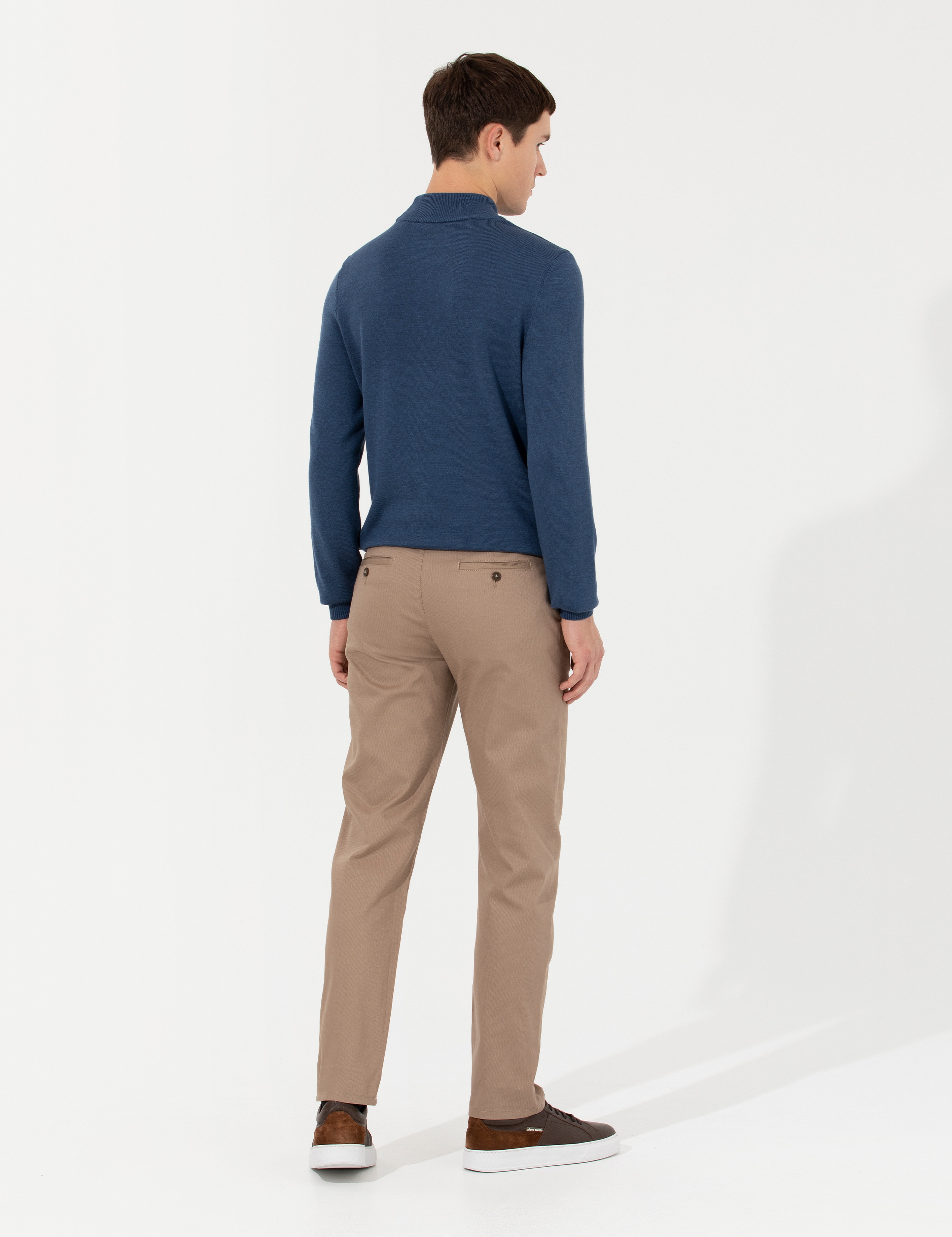 Vizon Regular Fit Kanvas Pantolon - Image 4
