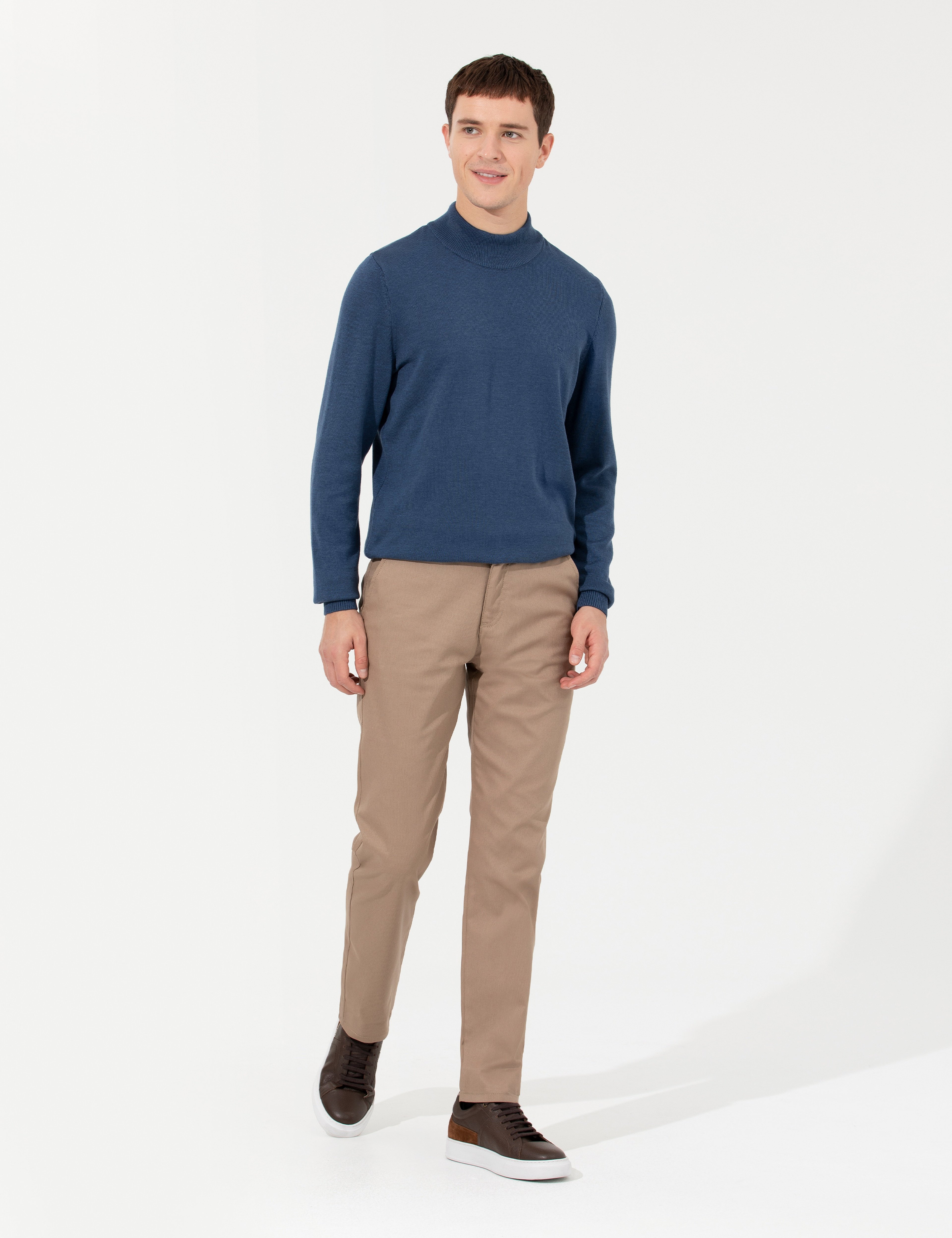 Vizon Regular Fit Kanvas Pantolon - Image 1