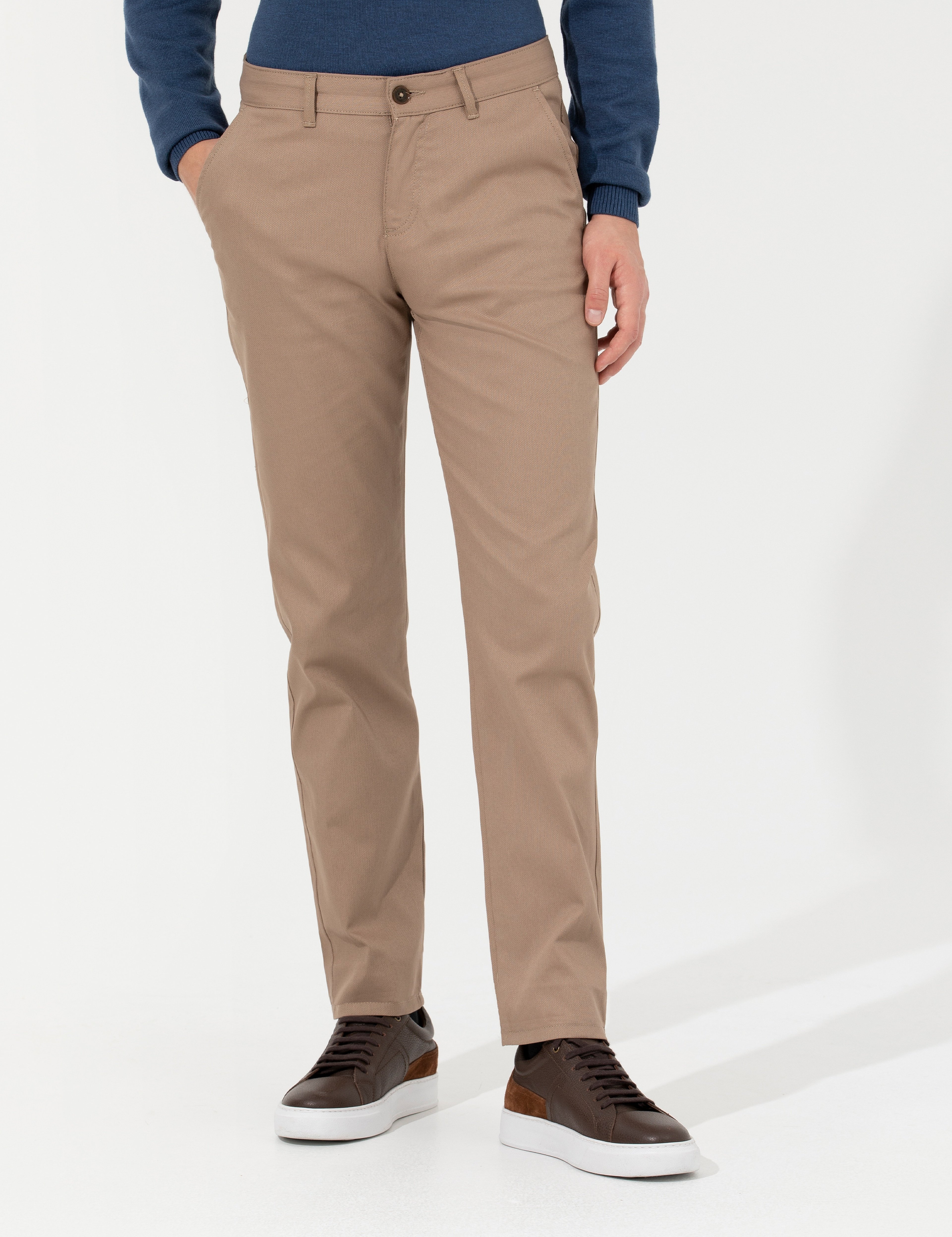 Vizon Regular Fit Kanvas Pantolon - Image 2