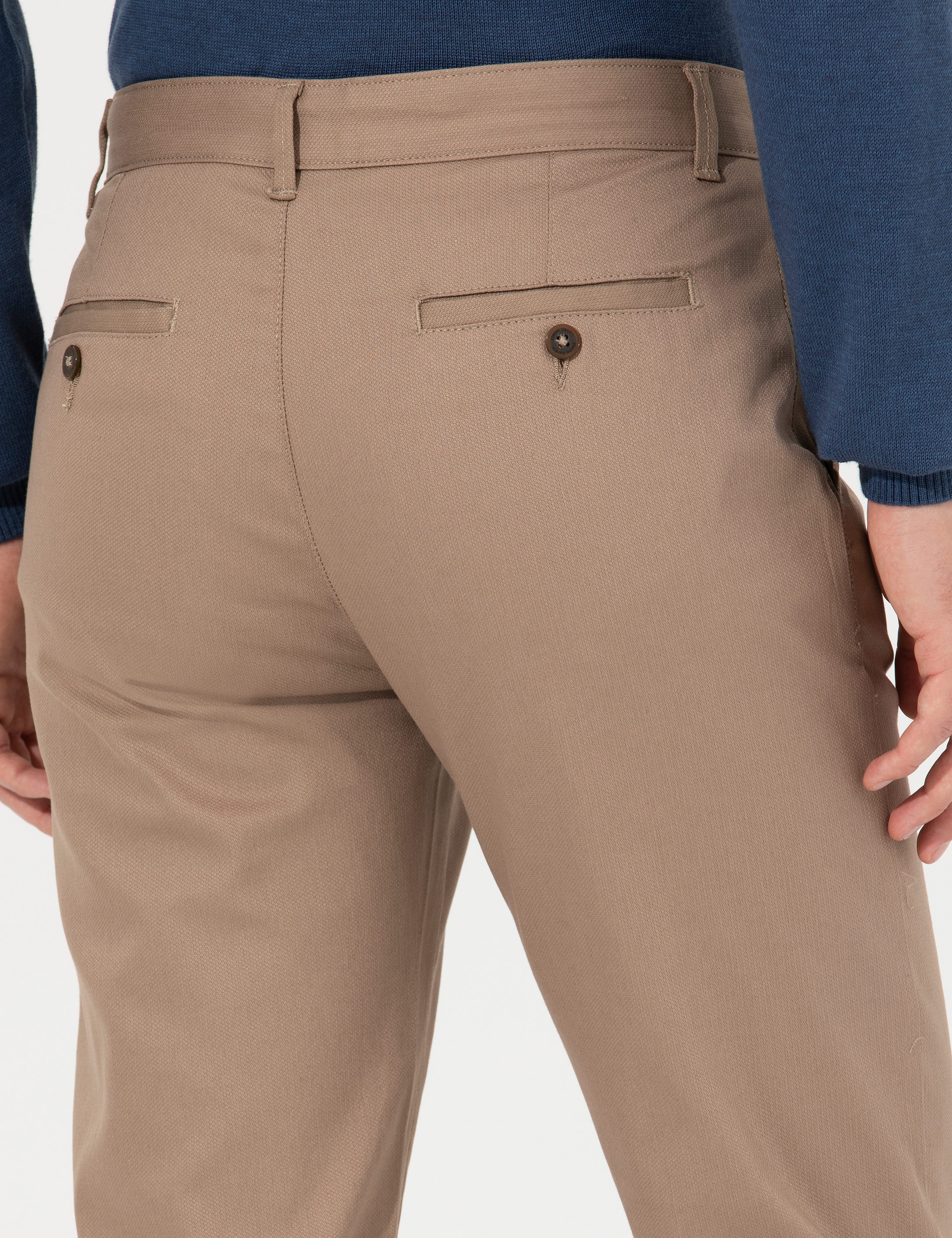 Vizon Regular Fit Kanvas Pantolon - Image 7