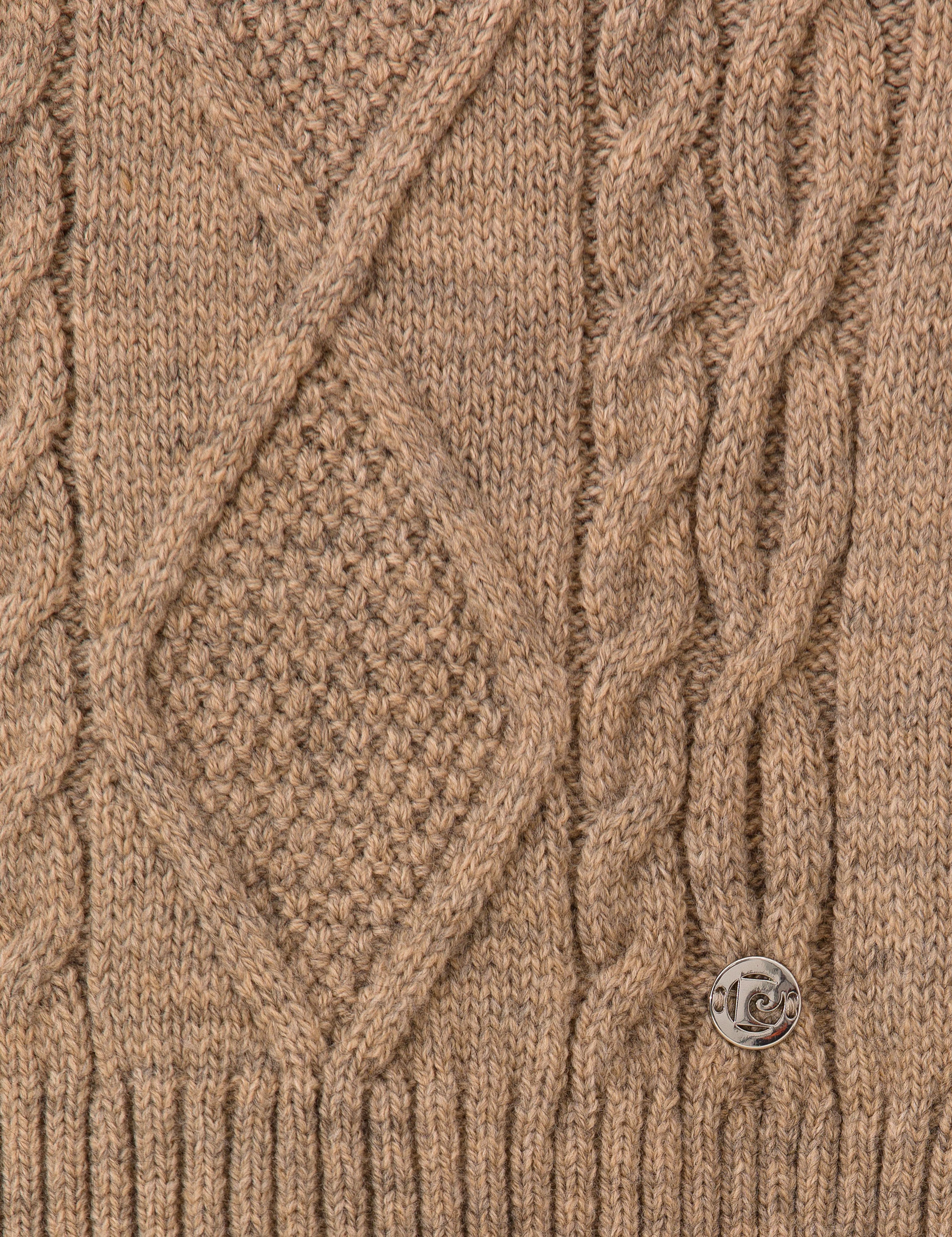 Vizon Crop Top Balıkçı Yaka Kazak - Image 7