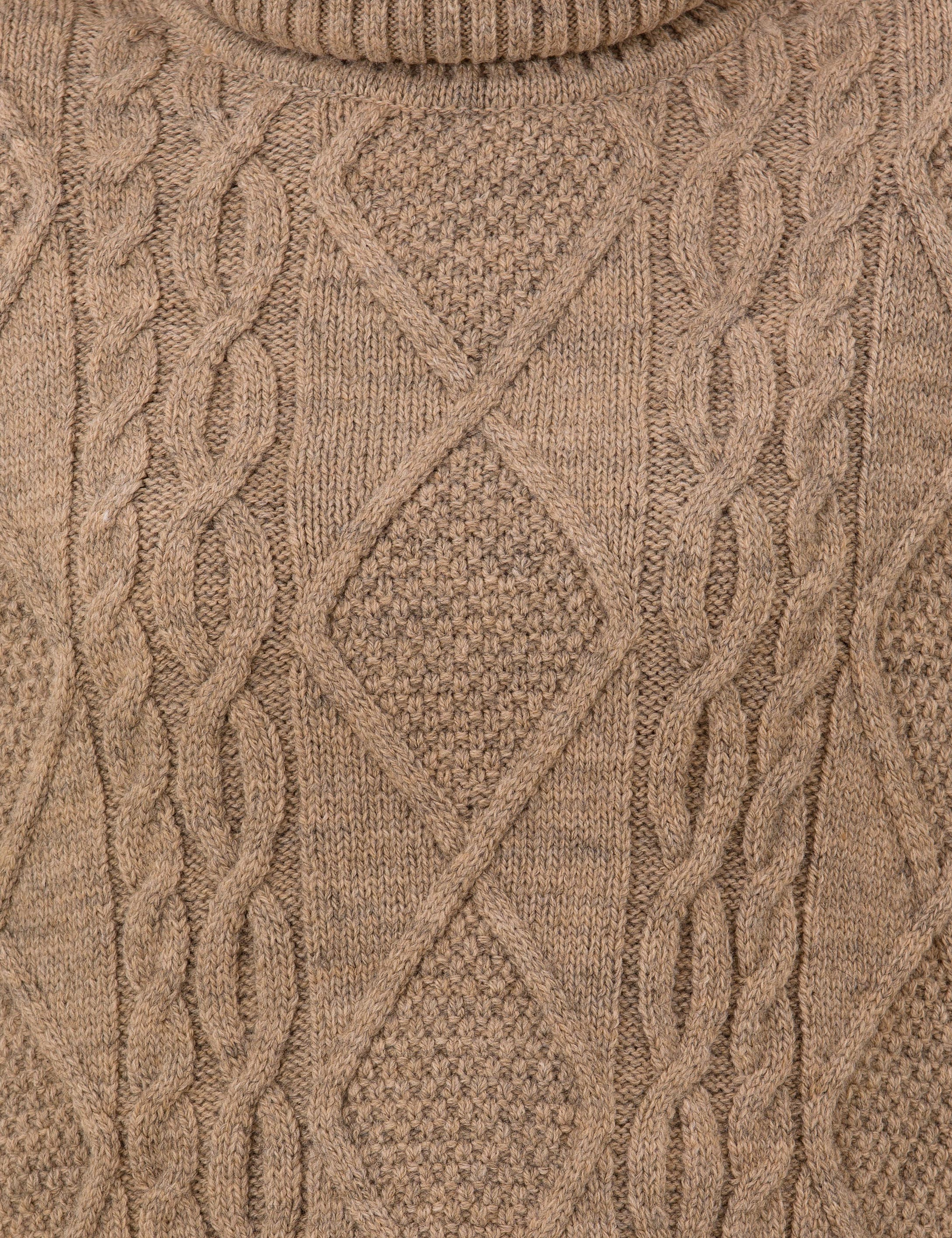 Vizon Crop Top Balıkçı Yaka Kazak - Image 6
