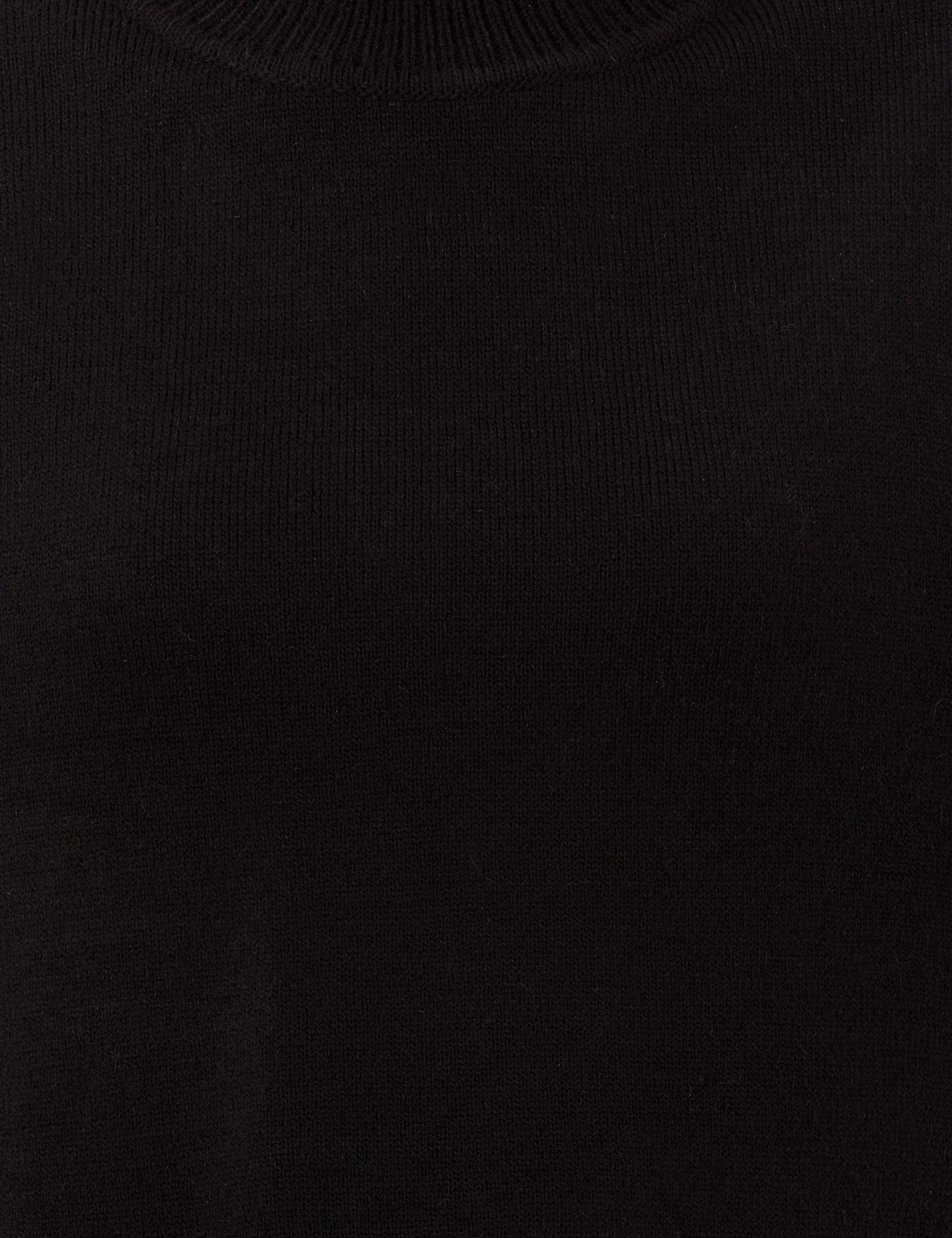 Siyah Comfort Fit Basic Balıkçı Yaka Kazak - Image 6