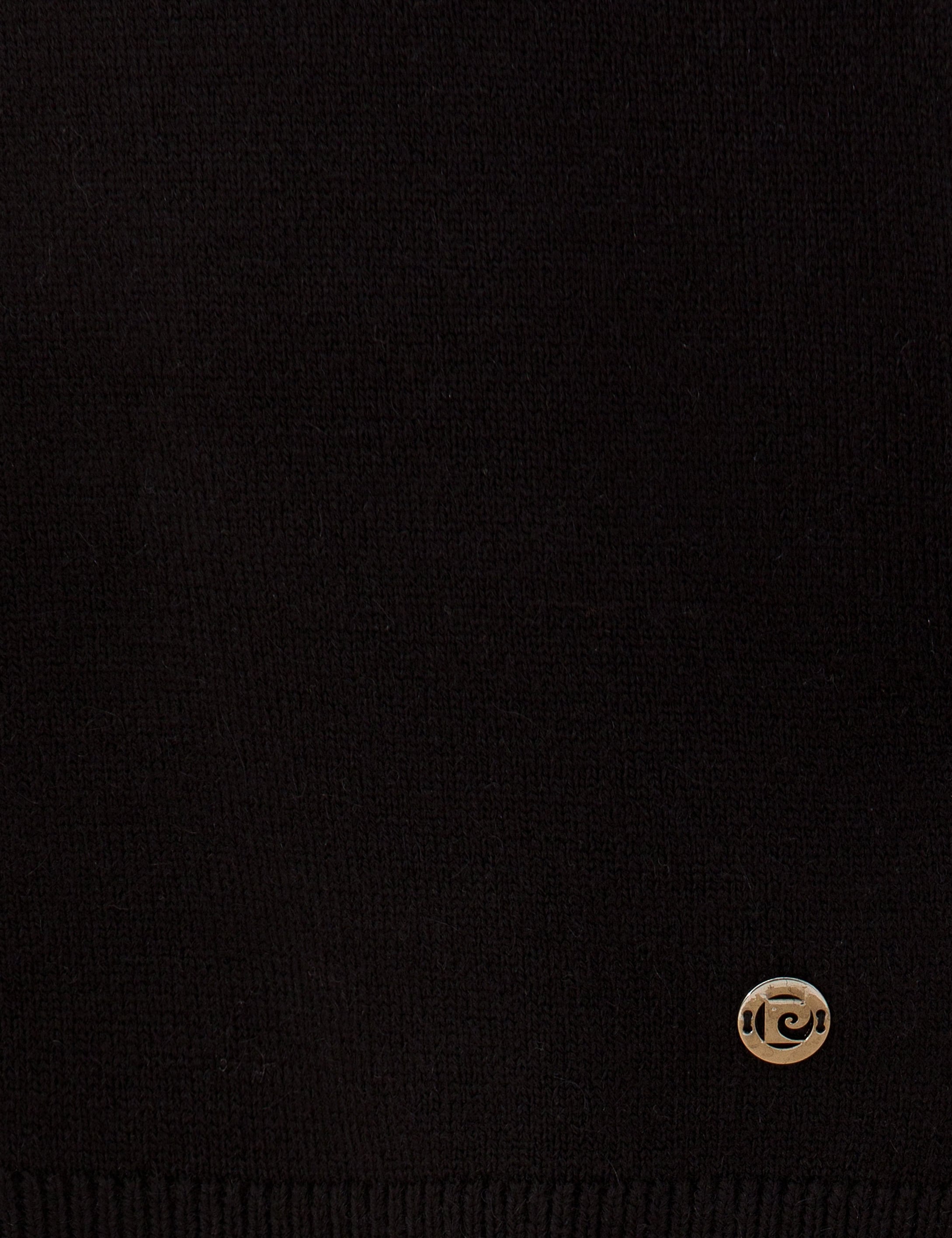 Siyah Comfort Fit Basic Balıkçı Yaka Kazak