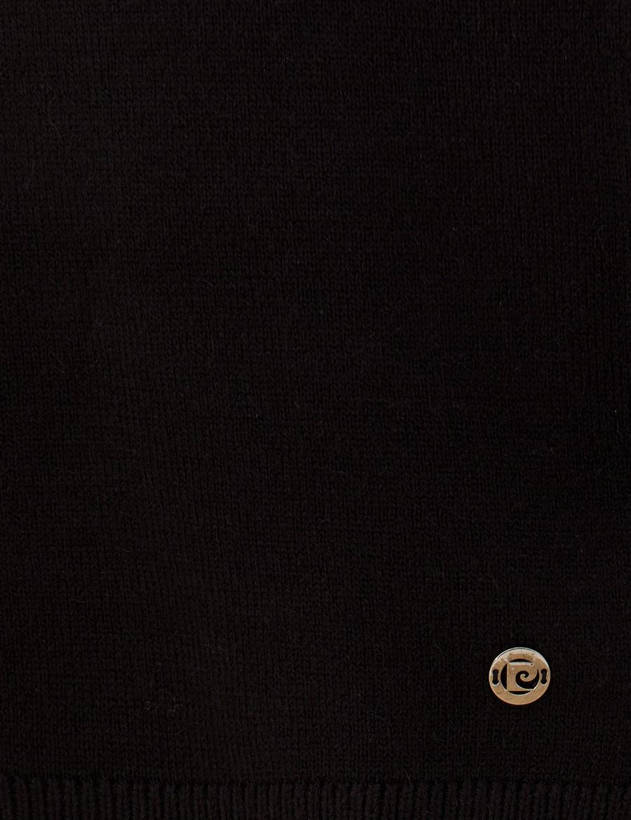 Siyah Comfort Fit Basic Balıkçı Yaka Kazak