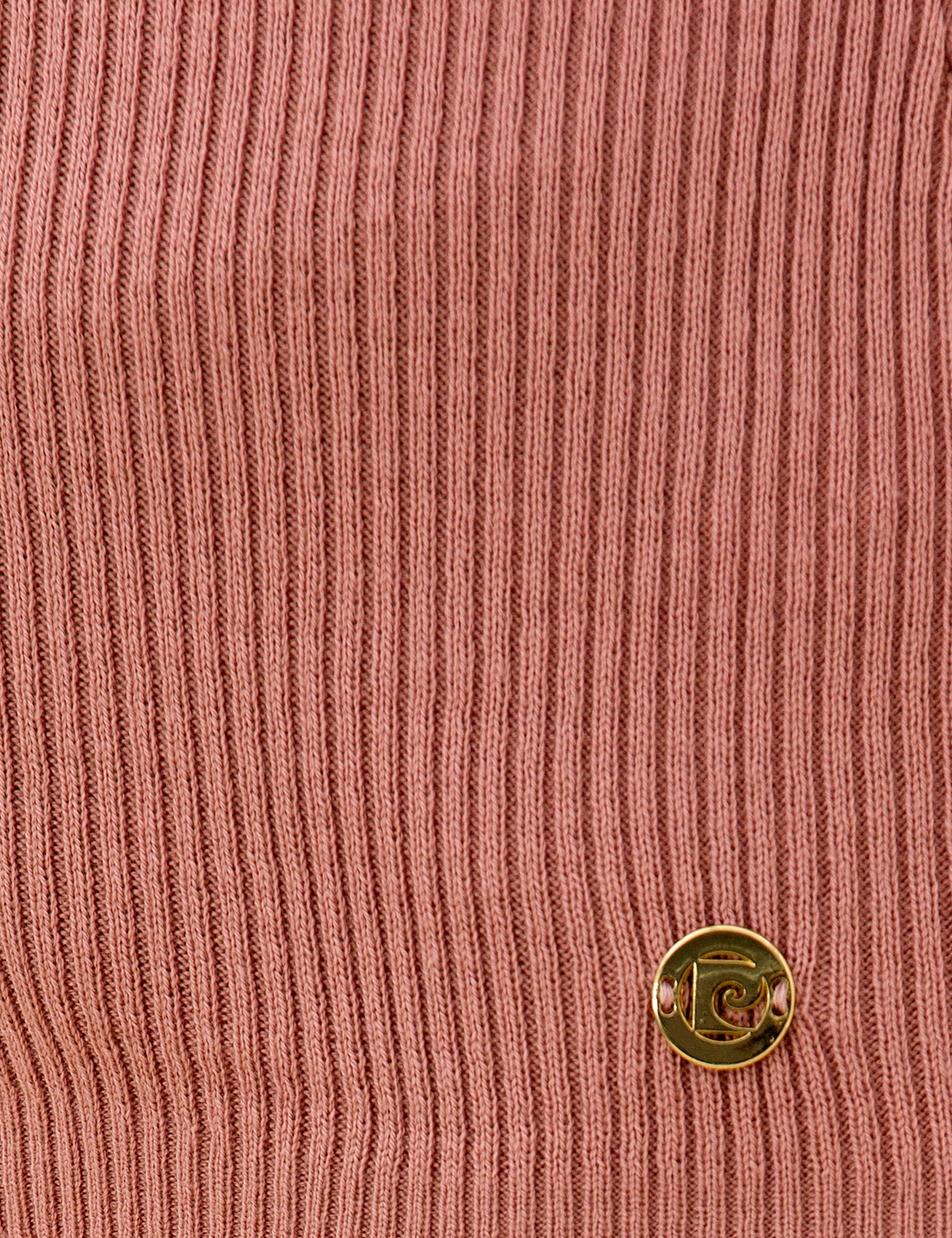 Pudra Slim Fit V Yaka Basic Kazak