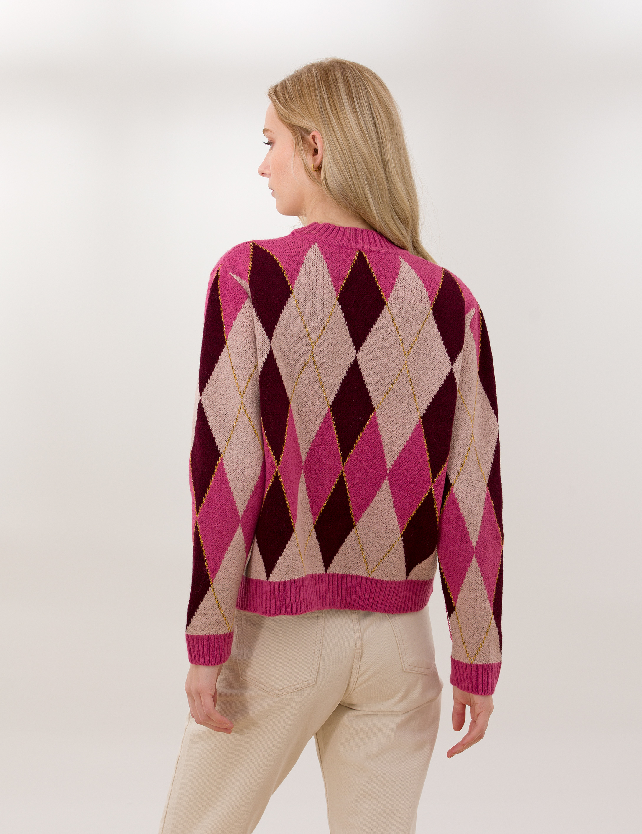 Menekşe Regular Fit Triko Hırka - Image 5