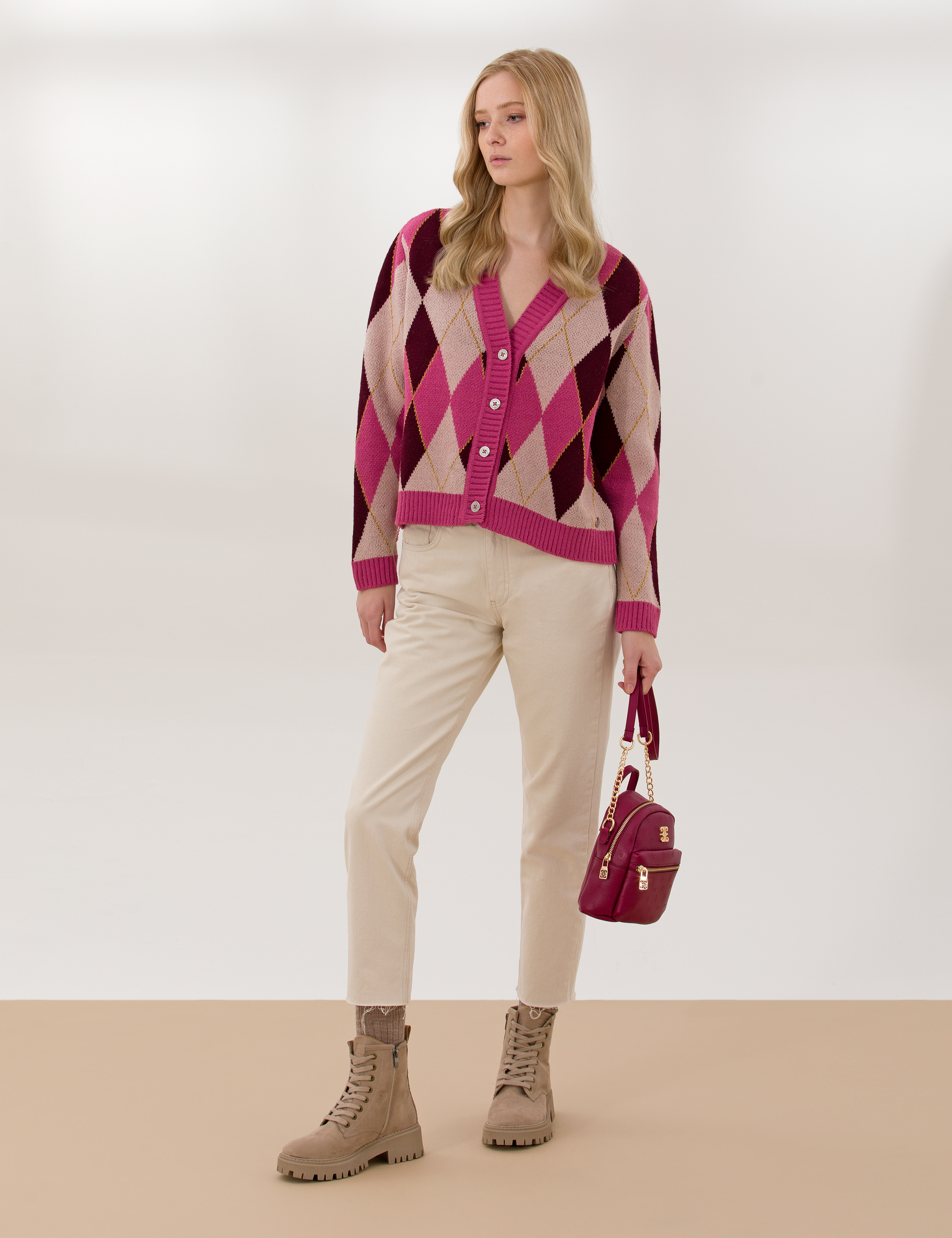Menekşe Regular Fit Triko Hırka - Image 4
