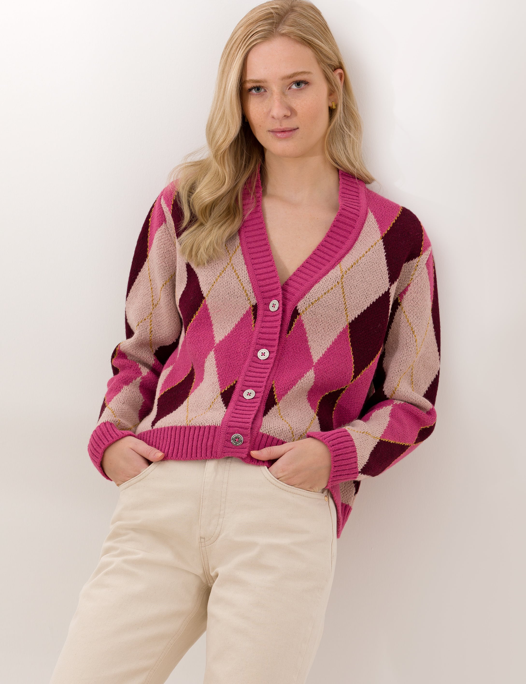 Menekşe Regular Fit Triko Hırka - Image 3