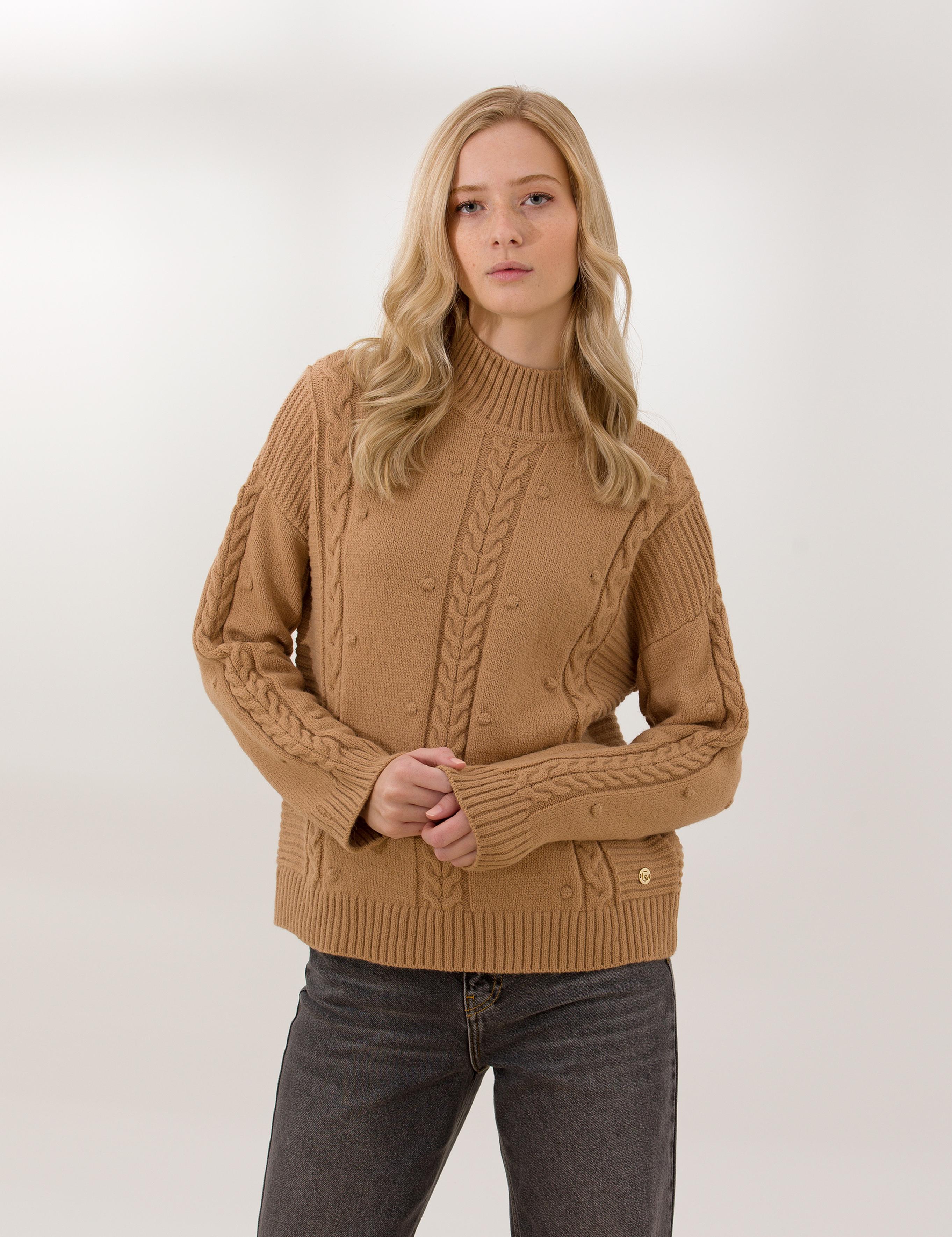 Camel Comfort Fit Yarım Balıkçı Yaka Kazak