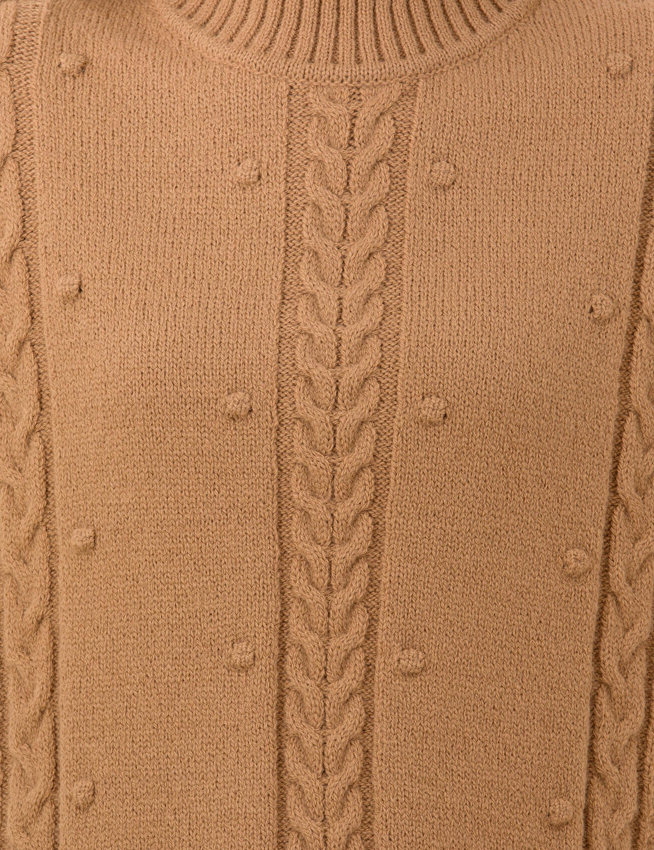 Camel Comfort Fit Yarım Balıkçı Yaka Kazak