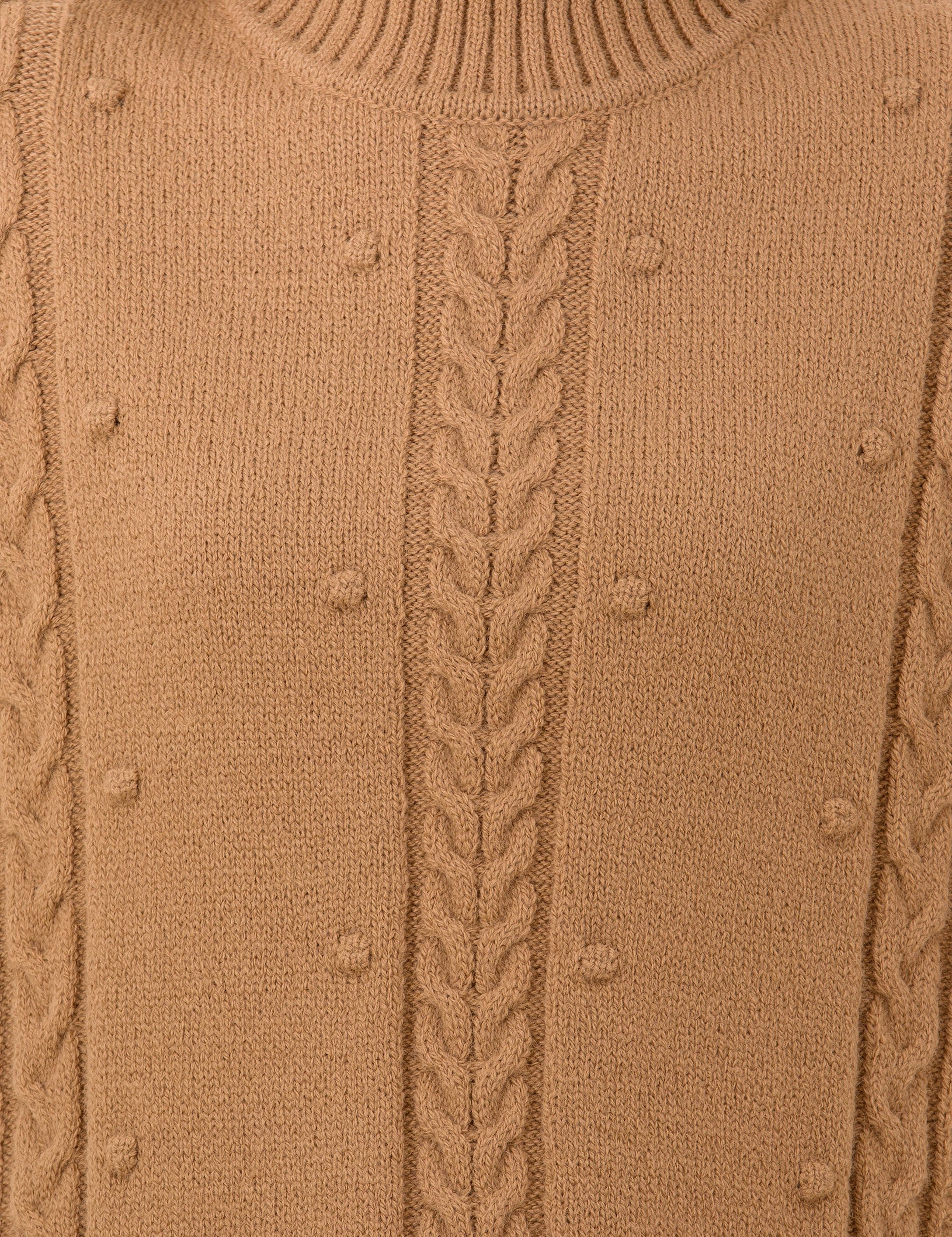 Camel Comfort Fit Yarım Balıkçı Yaka Kazak - Image 6