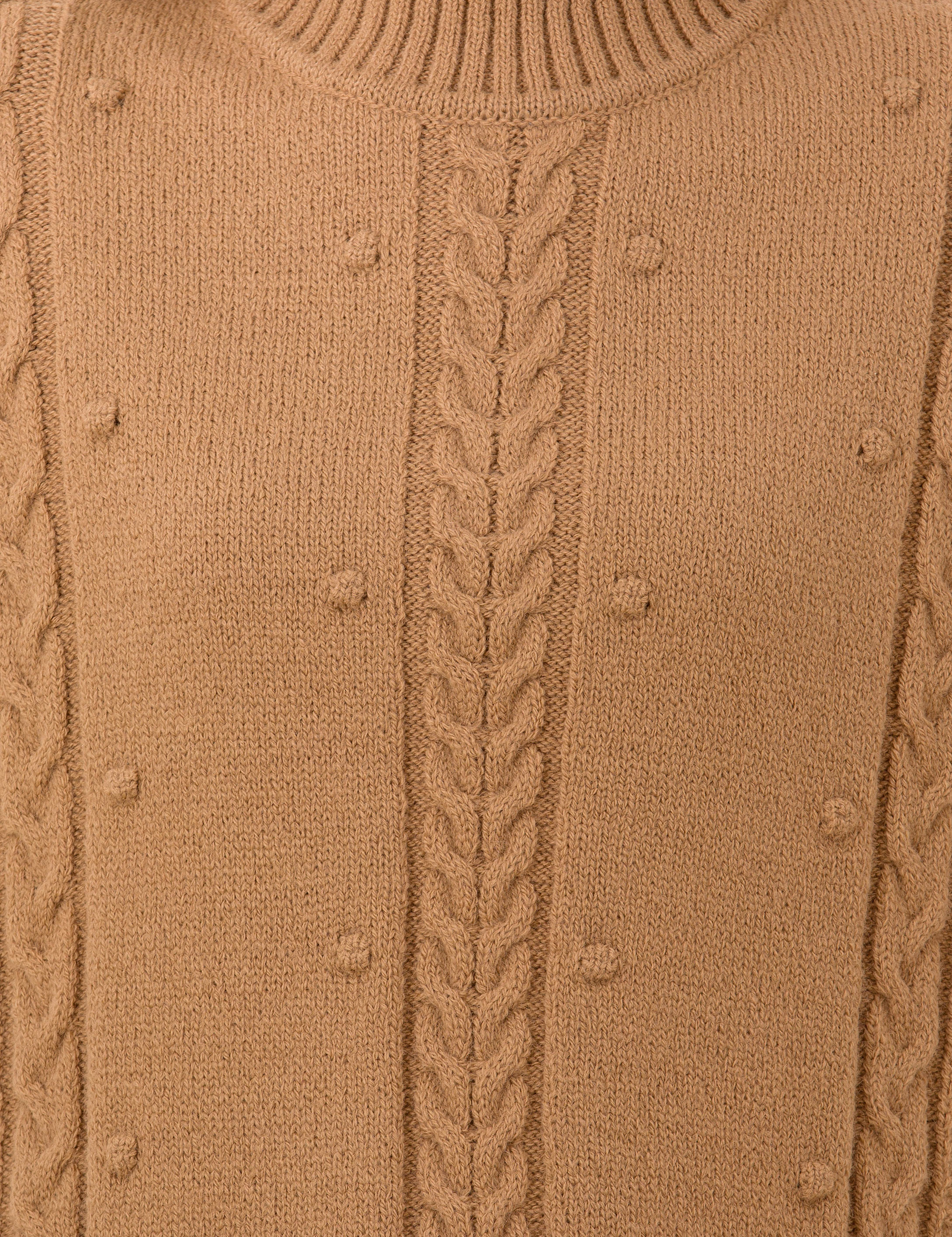 Camel Comfort Fit Yarım Balıkçı Yaka Kazak