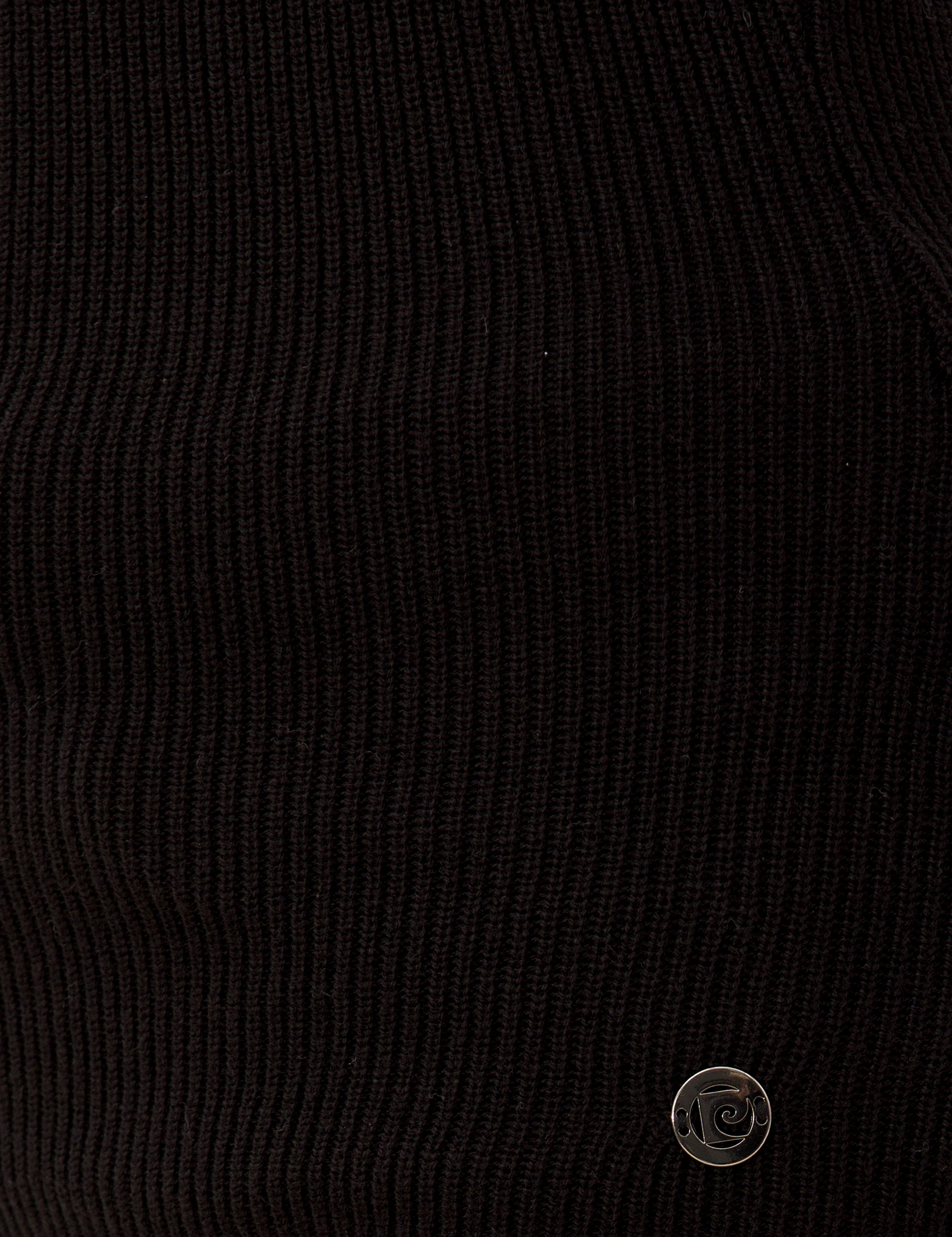 Siyah Slim Fit Kazak - Image 7
