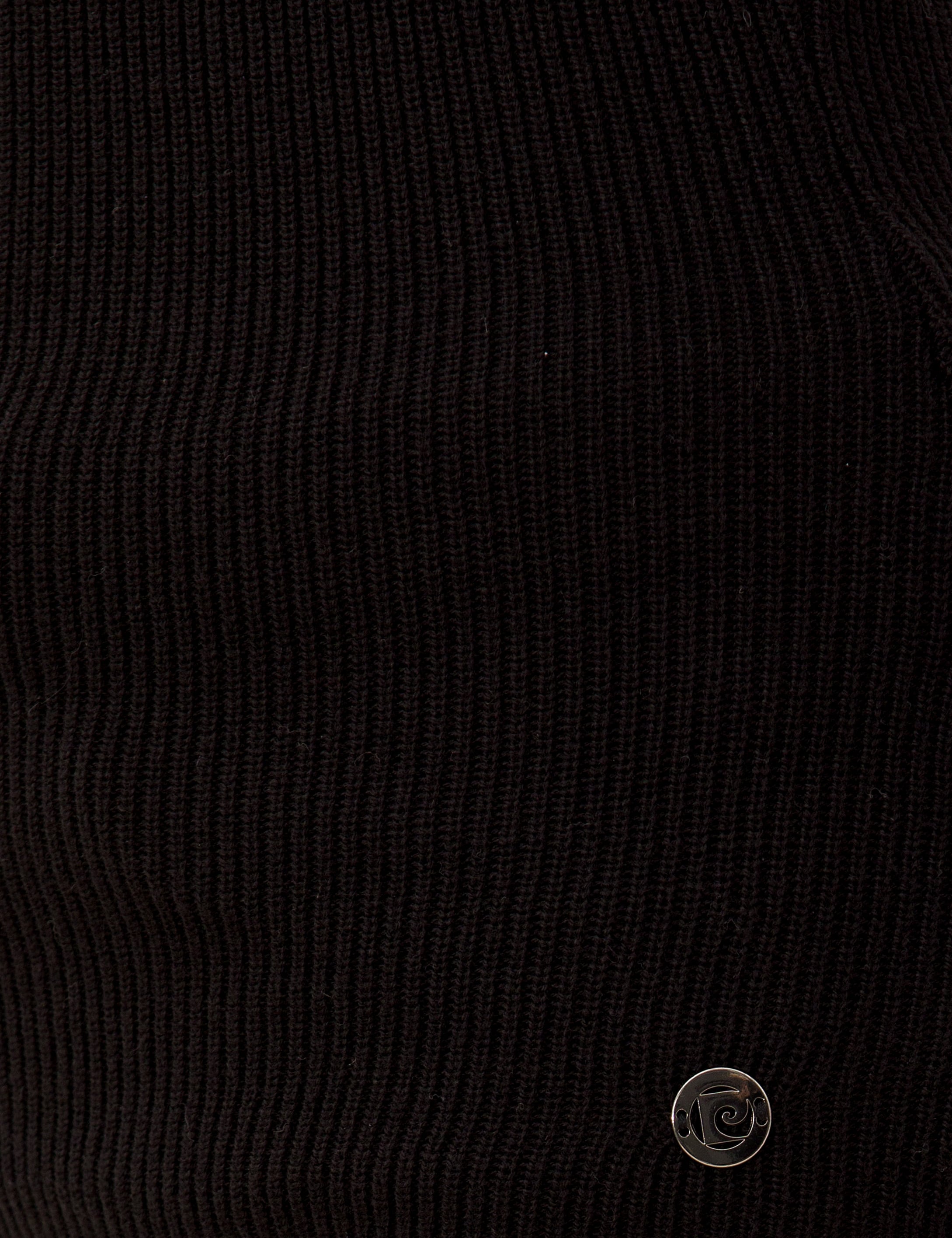 Siyah Slim Fit Kazak