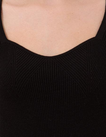 Siyah Slim Fit Kazak - 50260242008