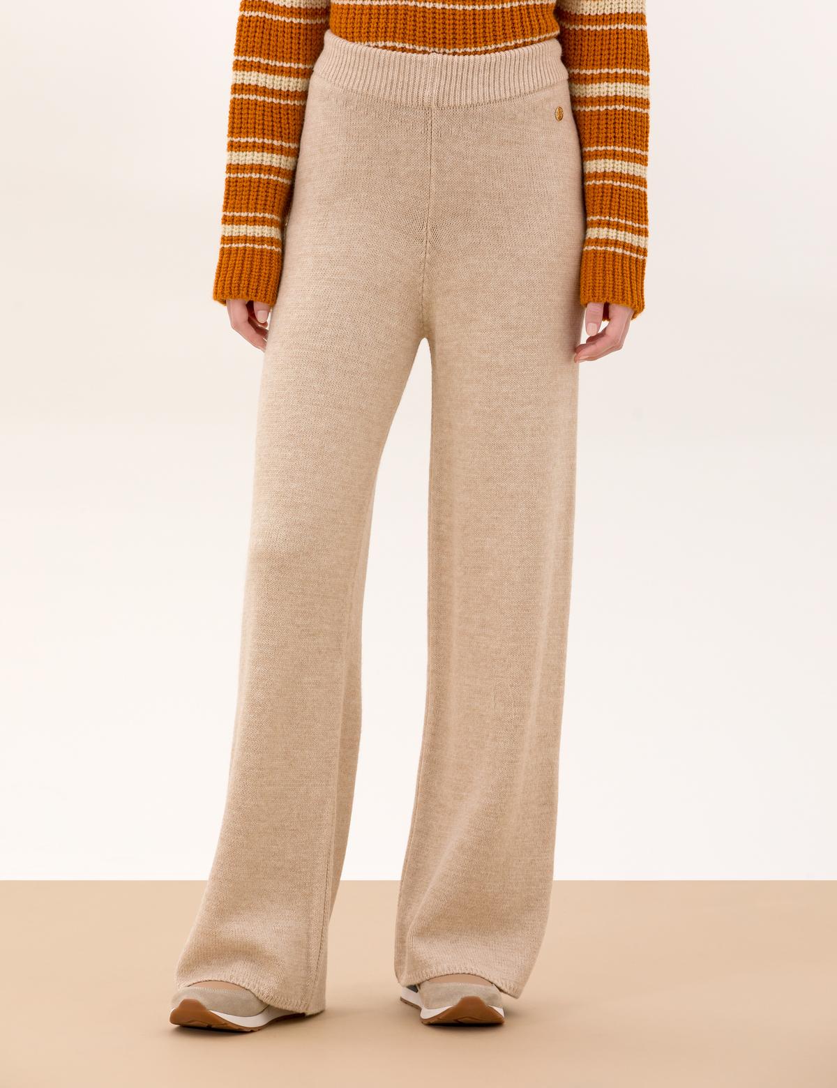 Krem Melanj Loose Fit Triko Pantolon - 50260593009